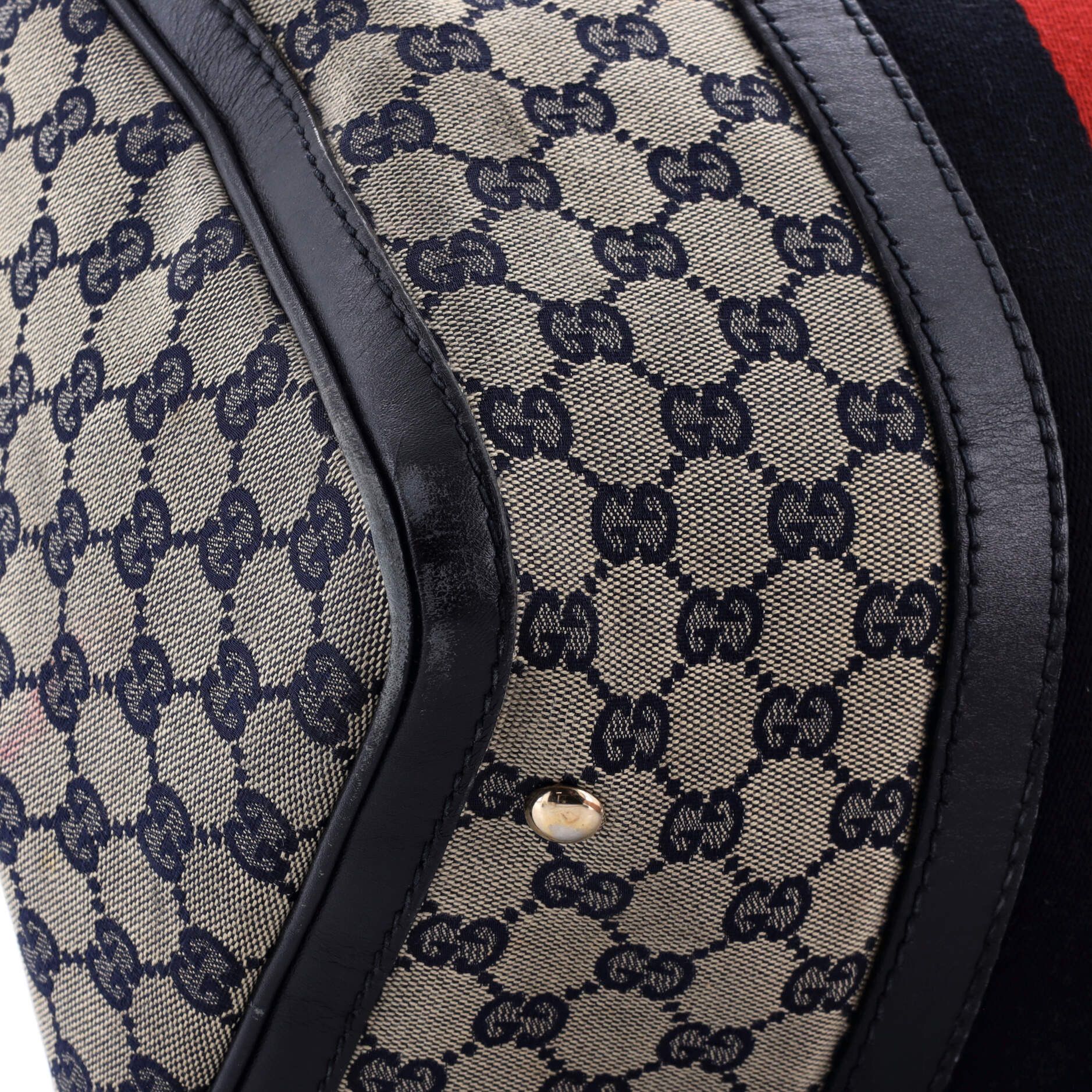 Gucci Vintage Web Boston Bag Size ONE SIZE - 6 Thumbnail