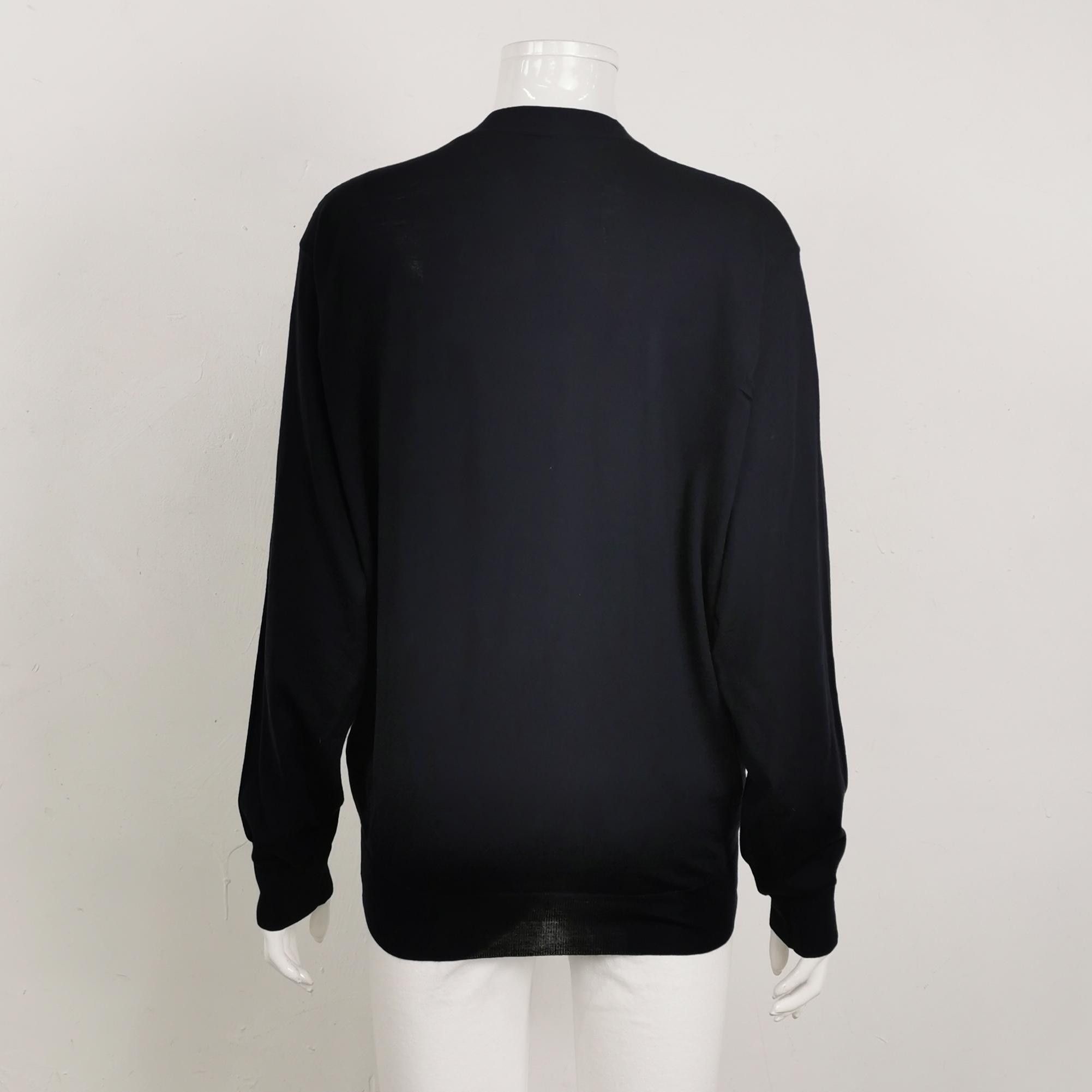 Prada Prada Wool V-Neck Single-Breasted Cardigan Size S / US 4 / IT 40 - 3 Thumbnail