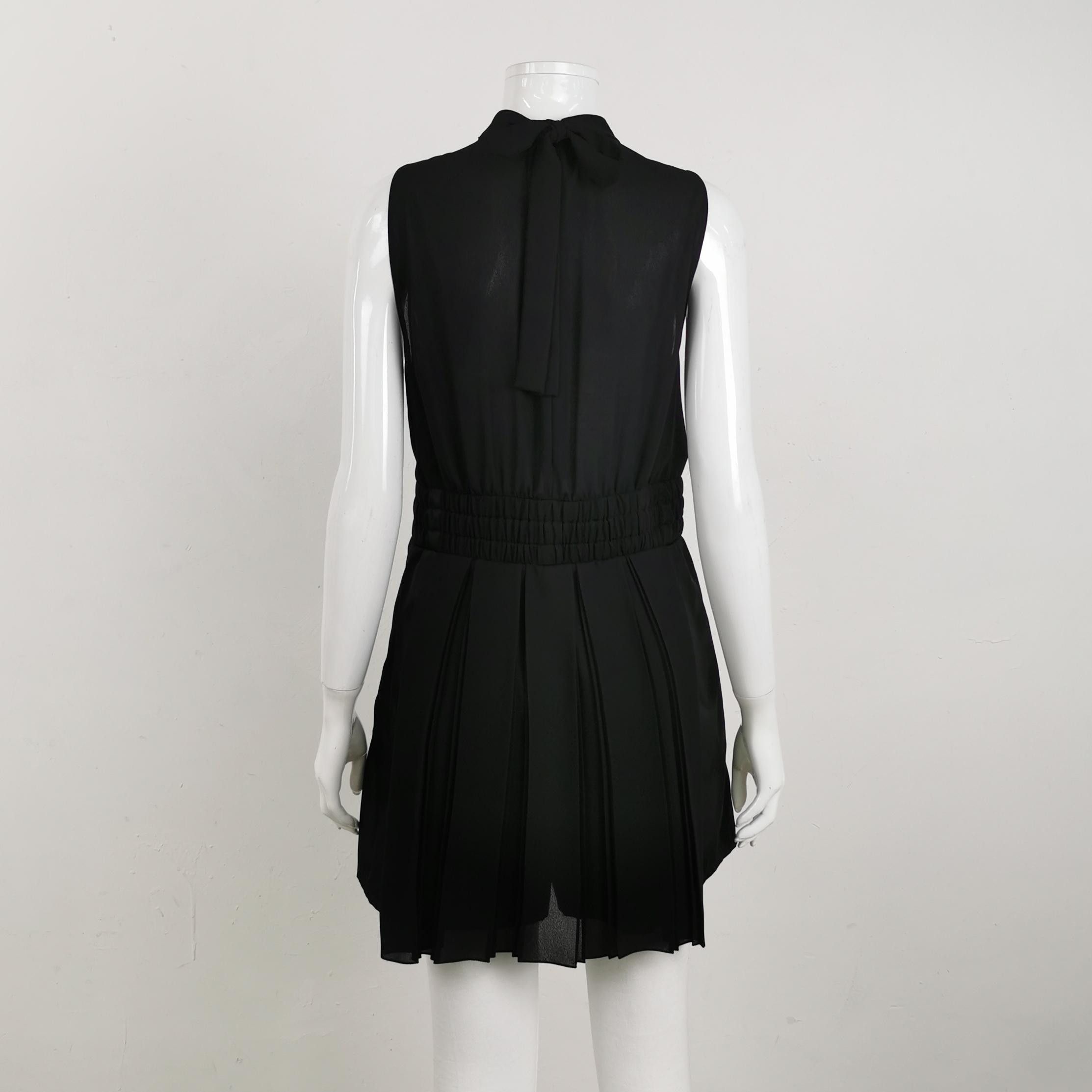 Prada Prada Solid Triangle Logo Sleeveless Jumpsuit 42 Size 42" / US 20 - 4 Thumbnail