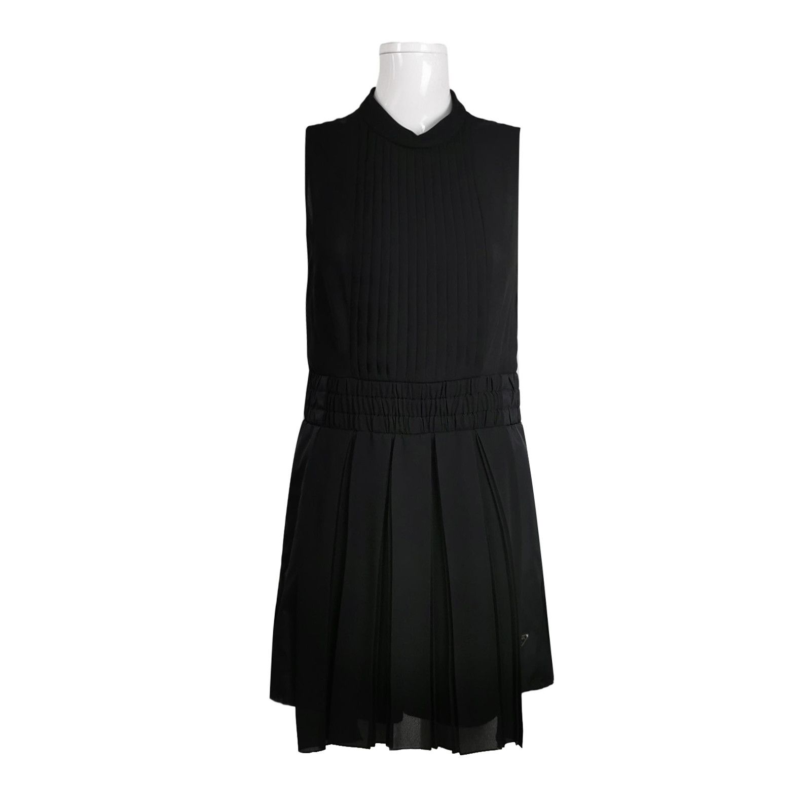 Prada Prada Solid Triangle Logo Sleeveless Jumpsuit 42 Size 42" / US 20 - 2 Thumbnail