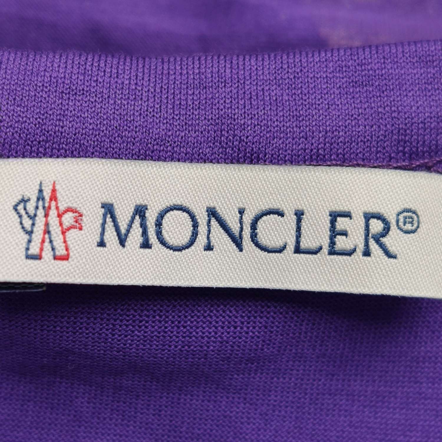 Moncler Moncler M Size Round Neck Logo Cotton T-Shirt Size US M / EU 48-50 / 2 - 10 Thumbnail