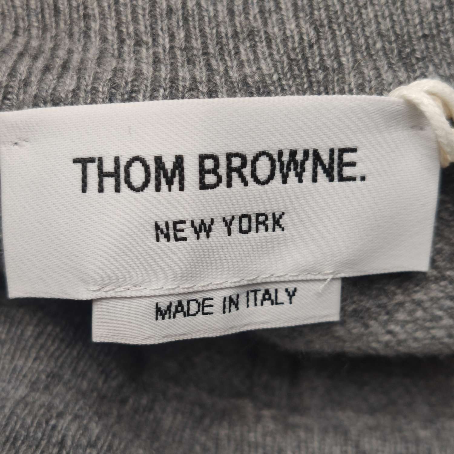 Thom Browne ThomBrowne Solid Cotton Collared Long-Sleeve Shirt M Size US M / EU 48-50 / 2 - 9 Thumbnail