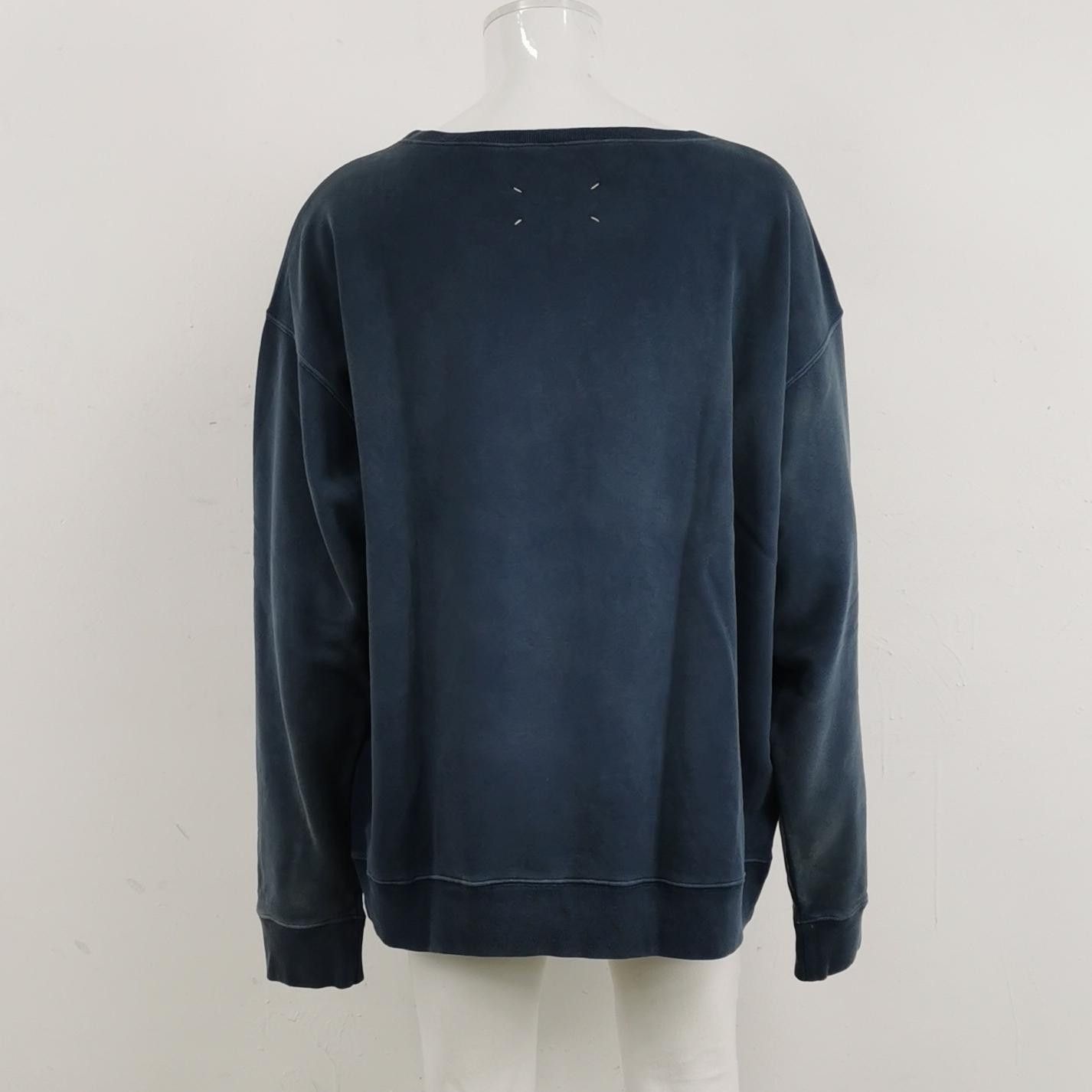 Maison Margiela Maison Margiela Cotton Logo Crewneck Sweatshirt L Size US L / EU 52-54 / 3 - 3 Thumbnail