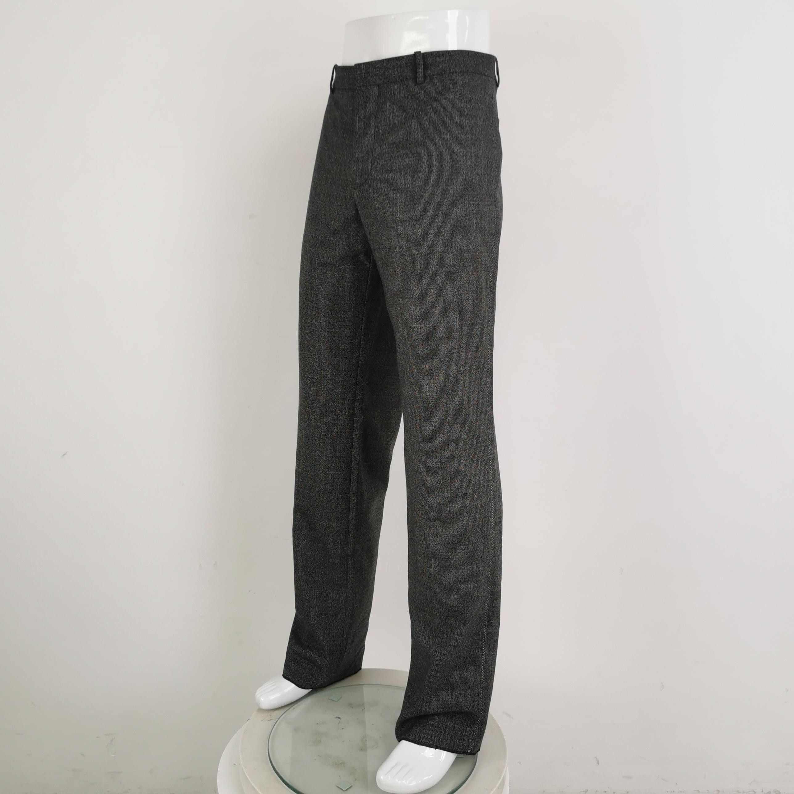 Maison Margiela Maison Margiela Men's Cotton-Wool Button Pants L Size US 34 / EU 50 - 3 Thumbnail