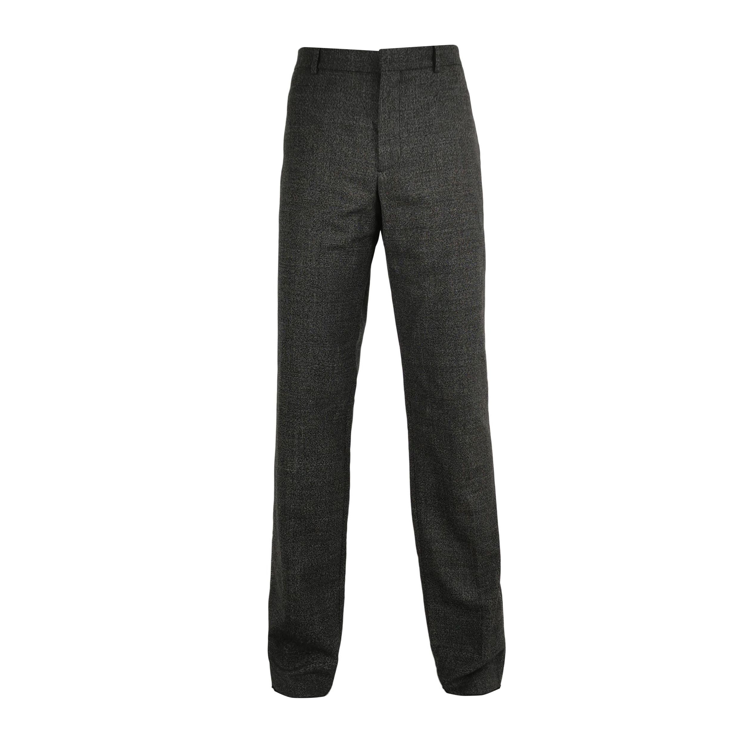 Maison Margiela Maison Margiela Men's Cotton-Wool Button Pants L Size US 34 / EU 50 - 2 Thumbnail