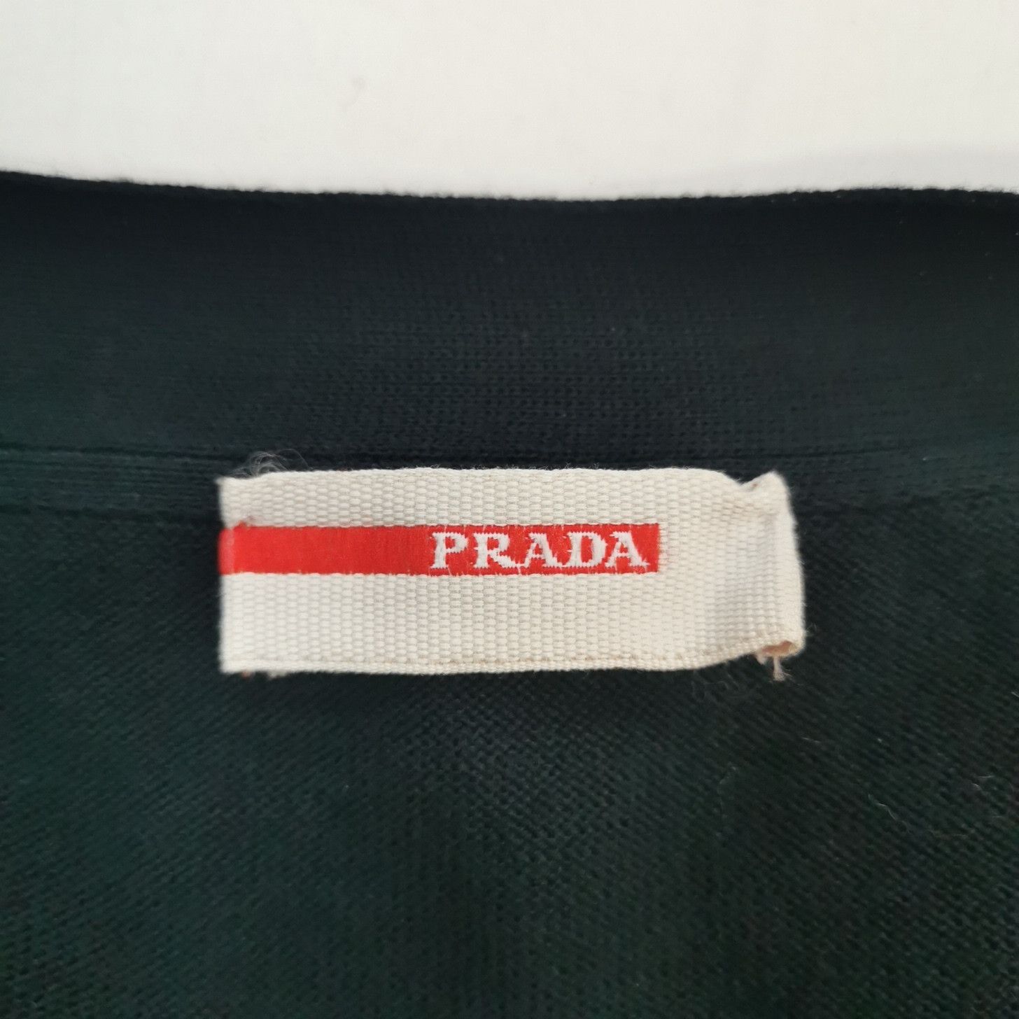 Prada Prada Black V-Neck Button Cardigan M Size US L / EU 52-54 / 3 - 8 Thumbnail