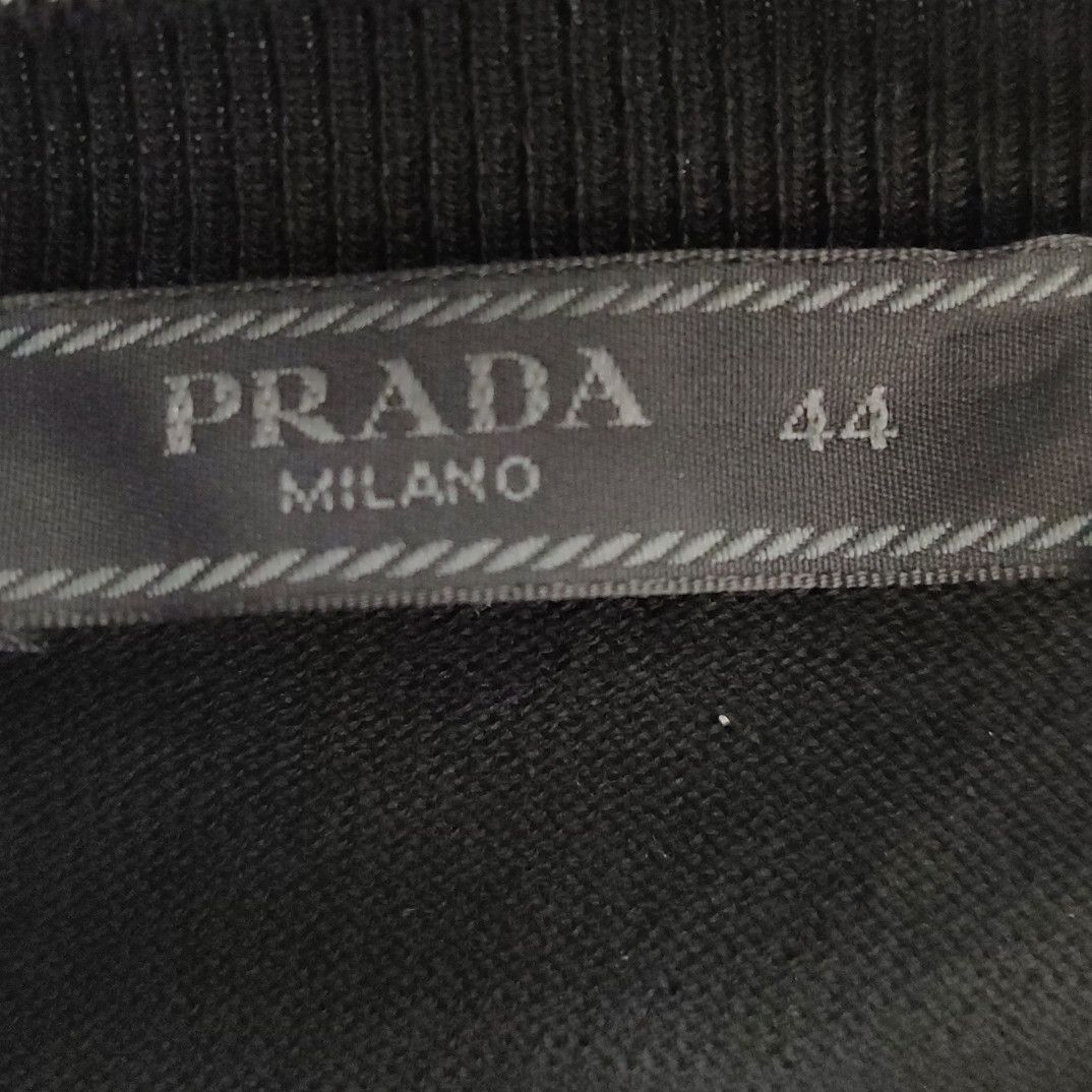 Prada Prada XS Cotton Round Neck Knit Sweater Size US M / EU 48-50 / 2 - 8 Thumbnail
