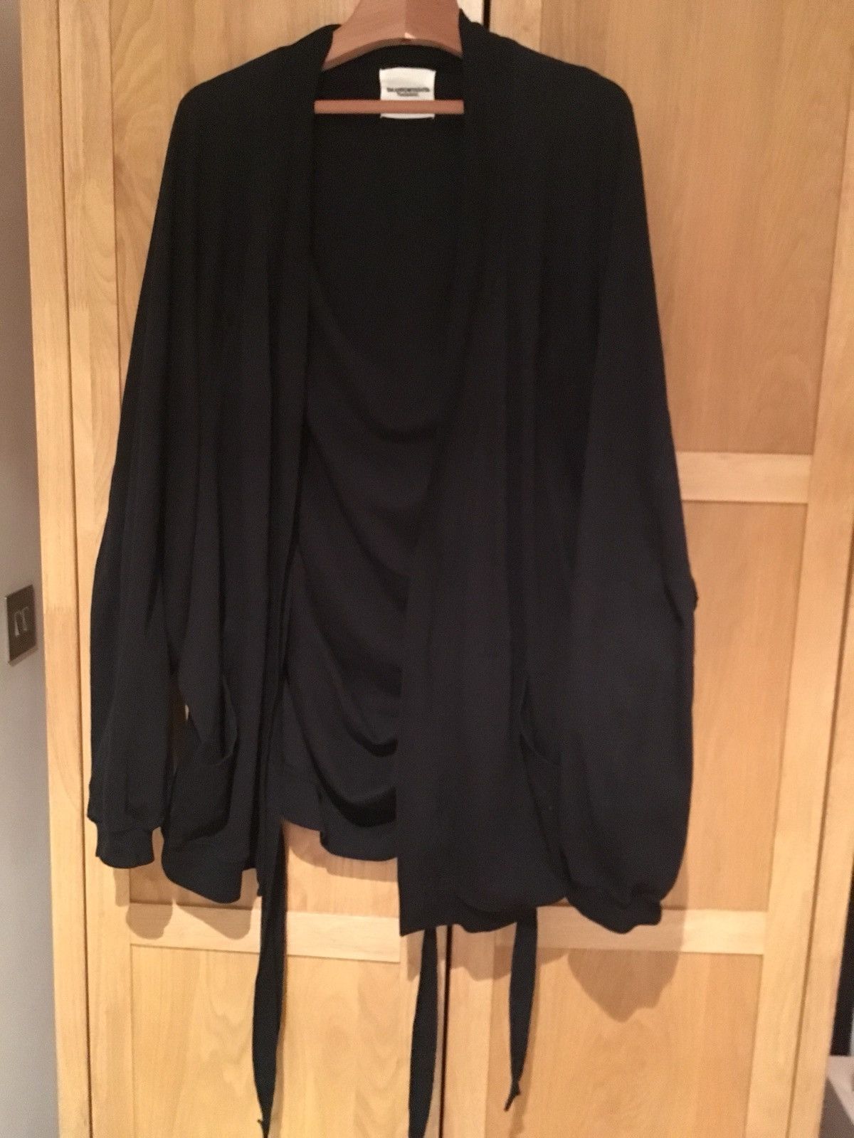 Pre-owned Takahiromiyashita The Soloist Haori Sleep Bag Cardigan In Black