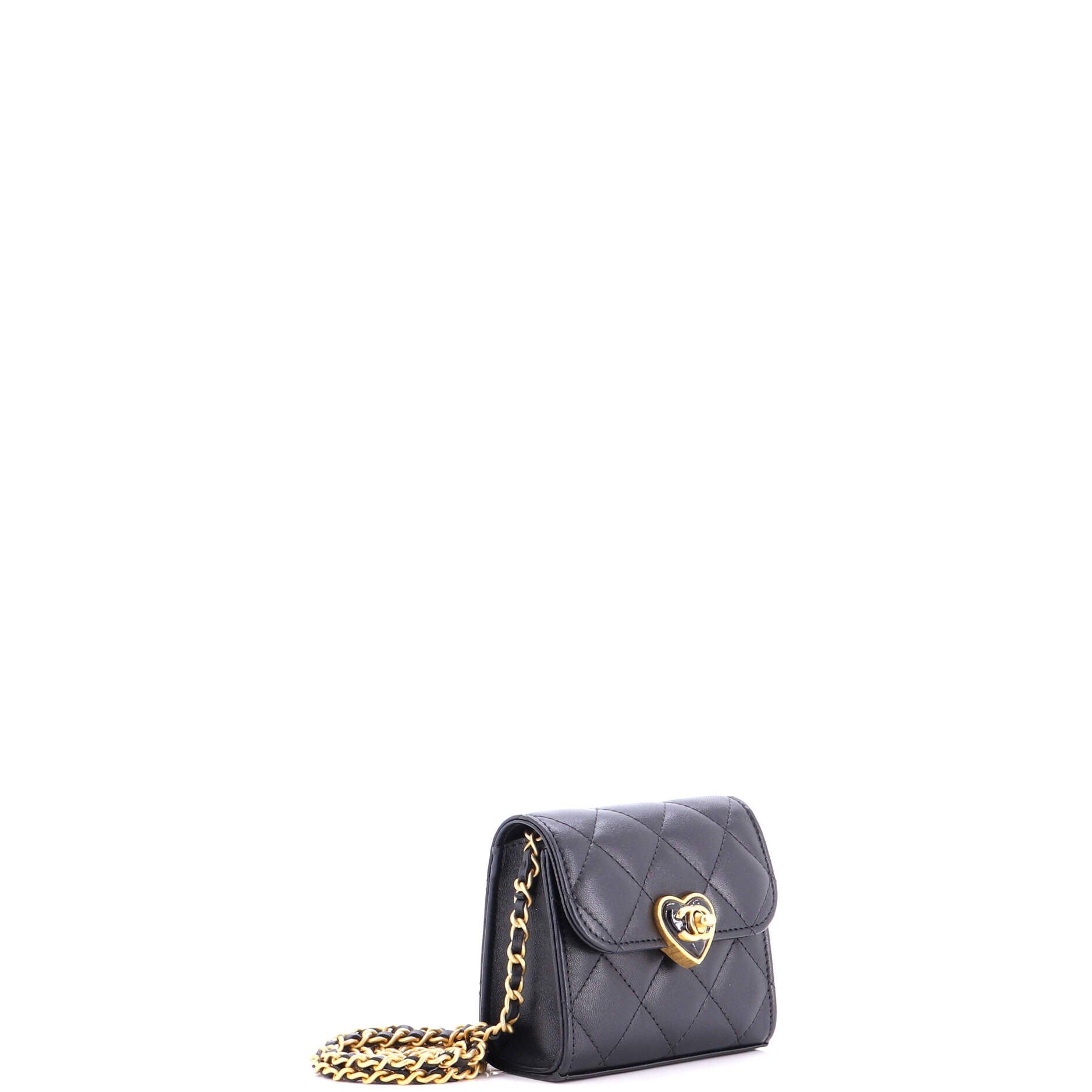 Chanel Coco Love CC Heart Clutch with Chain Size ONE SIZE - 2 Thumbnail