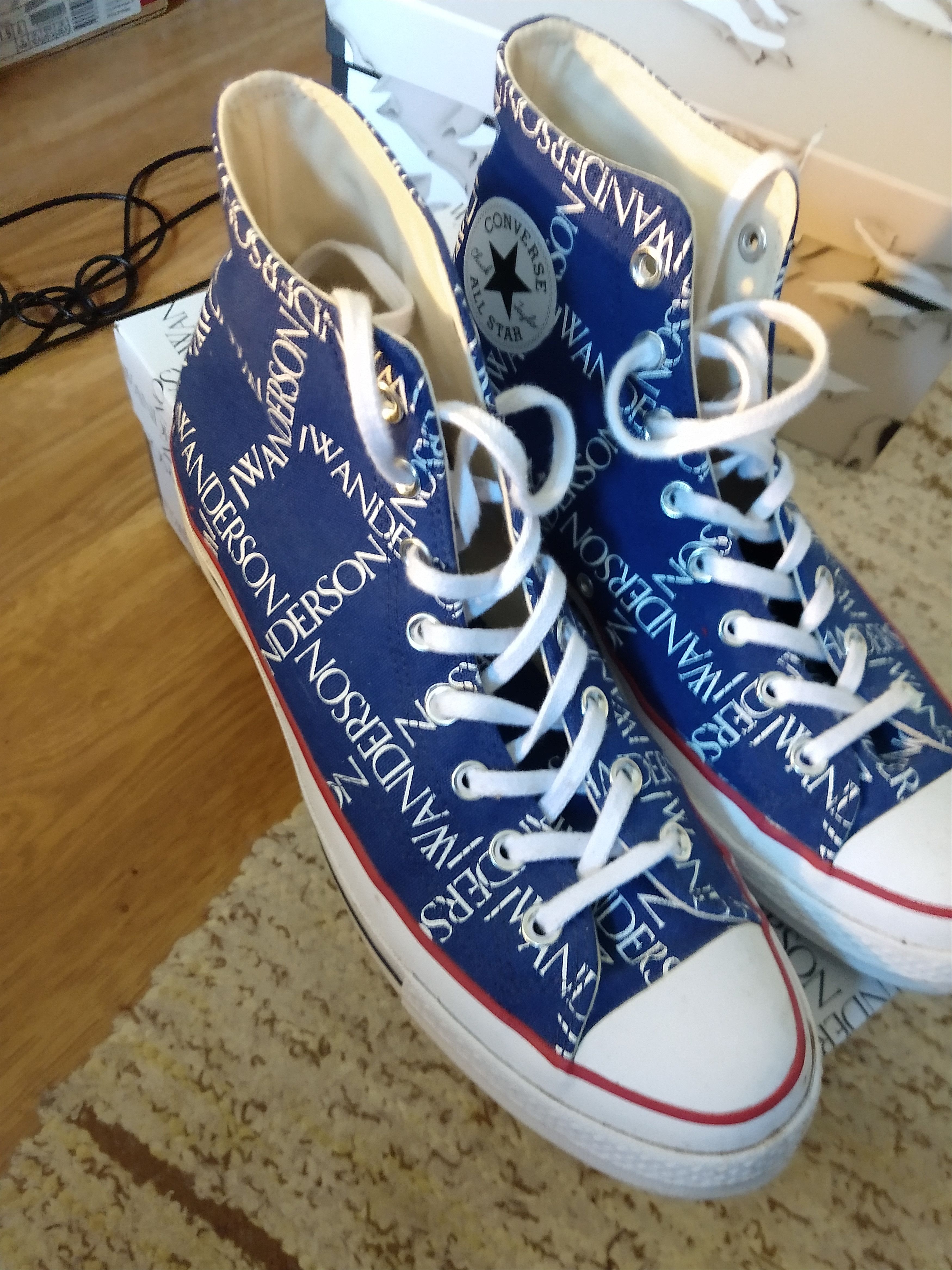 Converse J.W.Anderson J.W.Anderson x Converse Chuck 70 Grid Blue Grailed