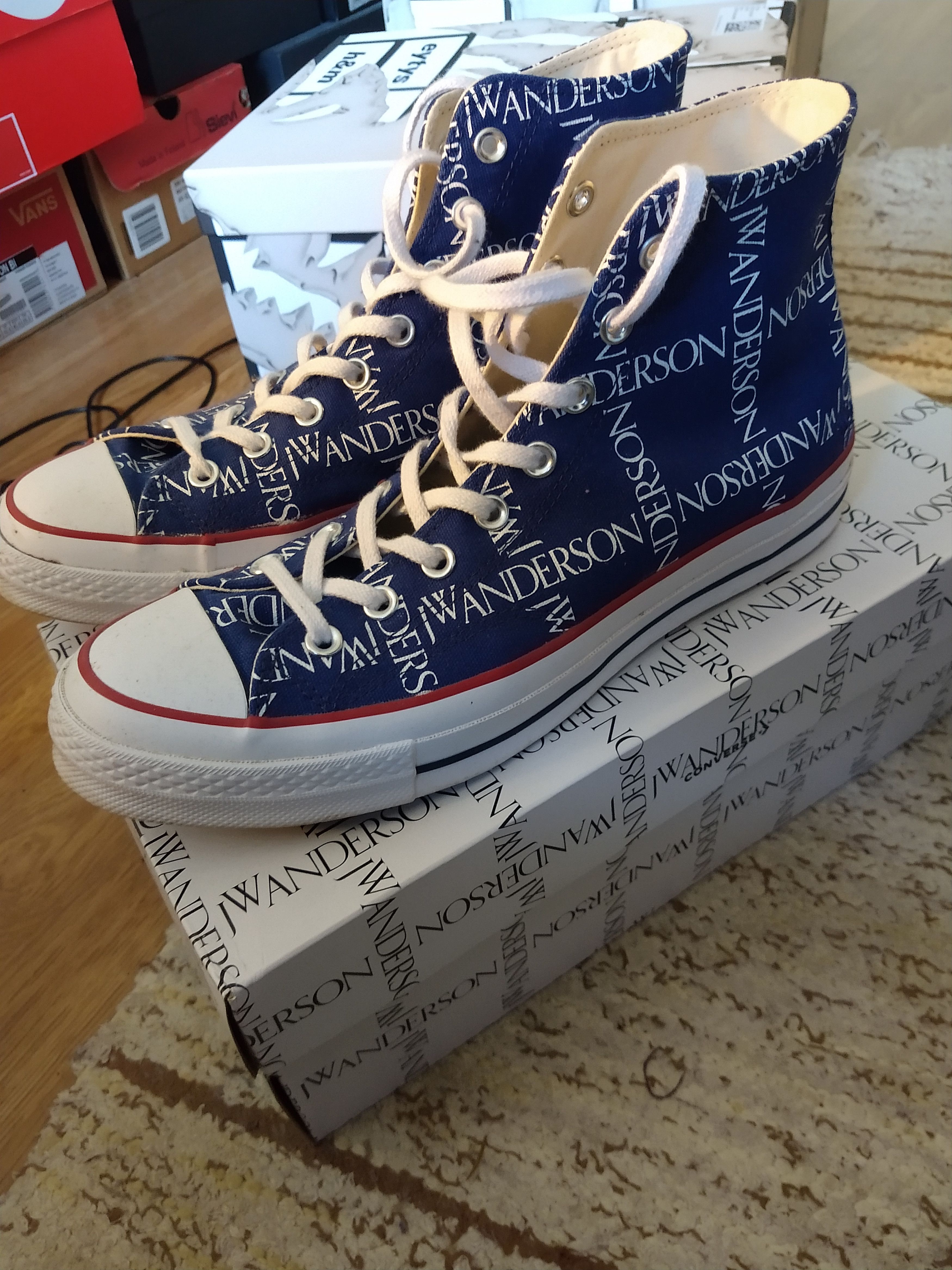 Converse J.W.Anderson J.W.Anderson x Converse Chuck 70 Grid Blue Grailed