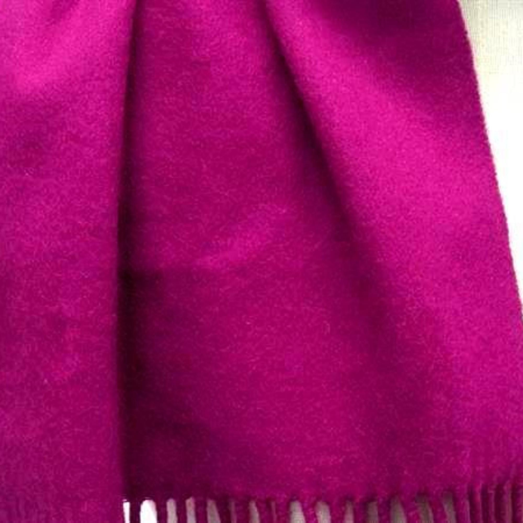Burberry BURBERRY Purple Cashmere Scarf for Women Size ONE SIZE - 3 Thumbnail