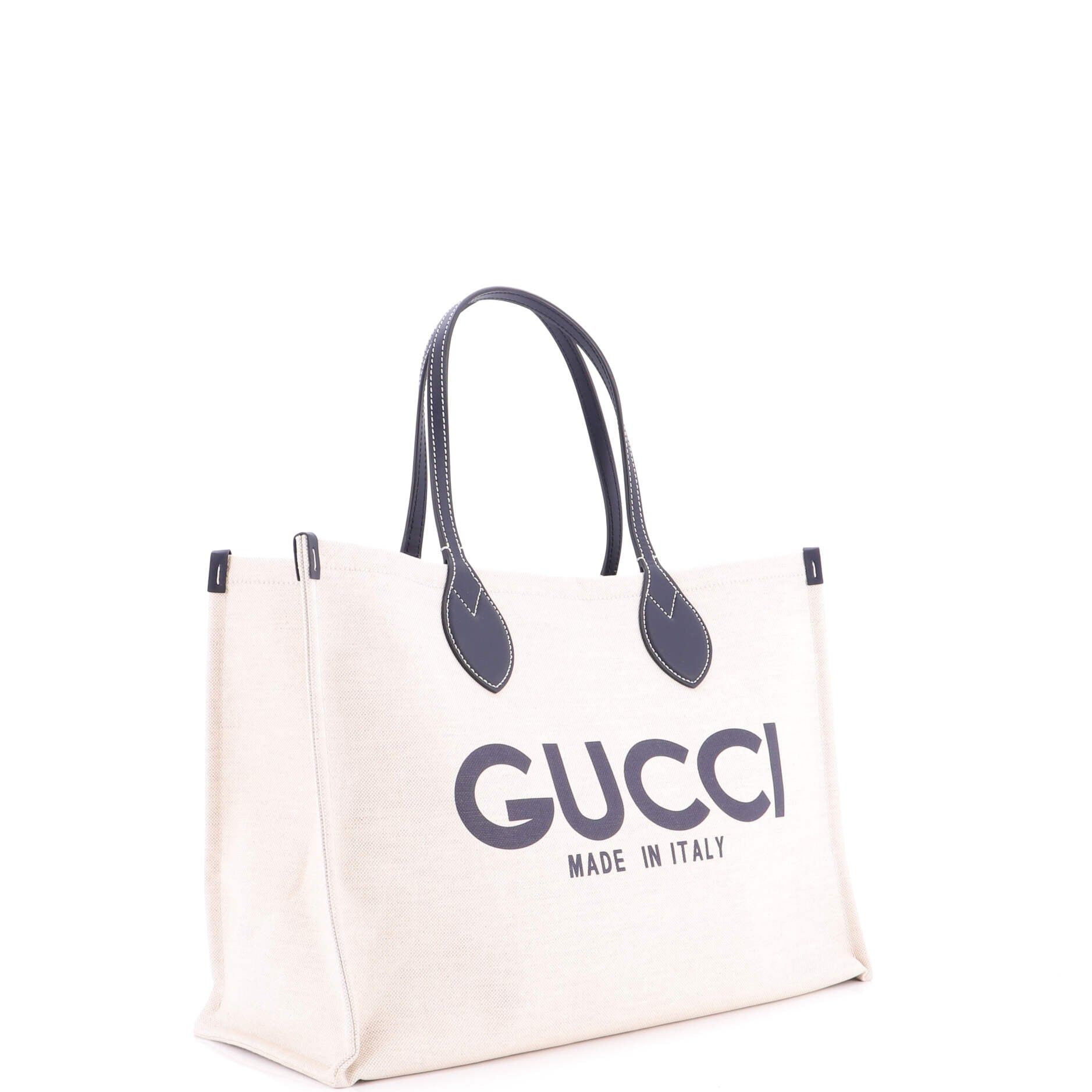 Gucci Logo Shopper Tote Size ONE SIZE - 3 Thumbnail