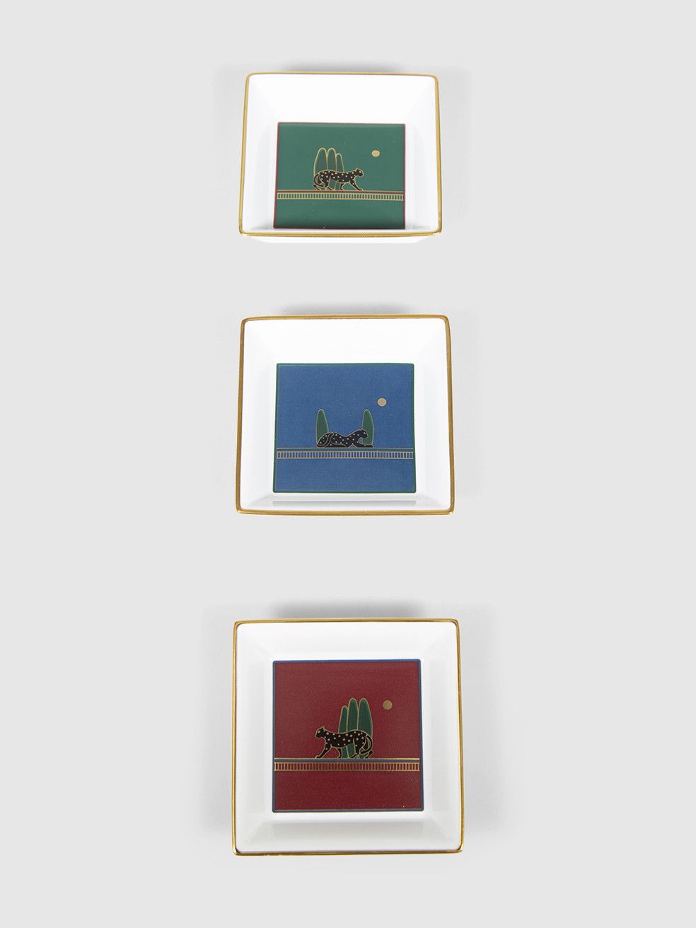 Cartier Panthère de Cartier Porcelain Tray Set Size ONE SIZE - 3 Thumbnail