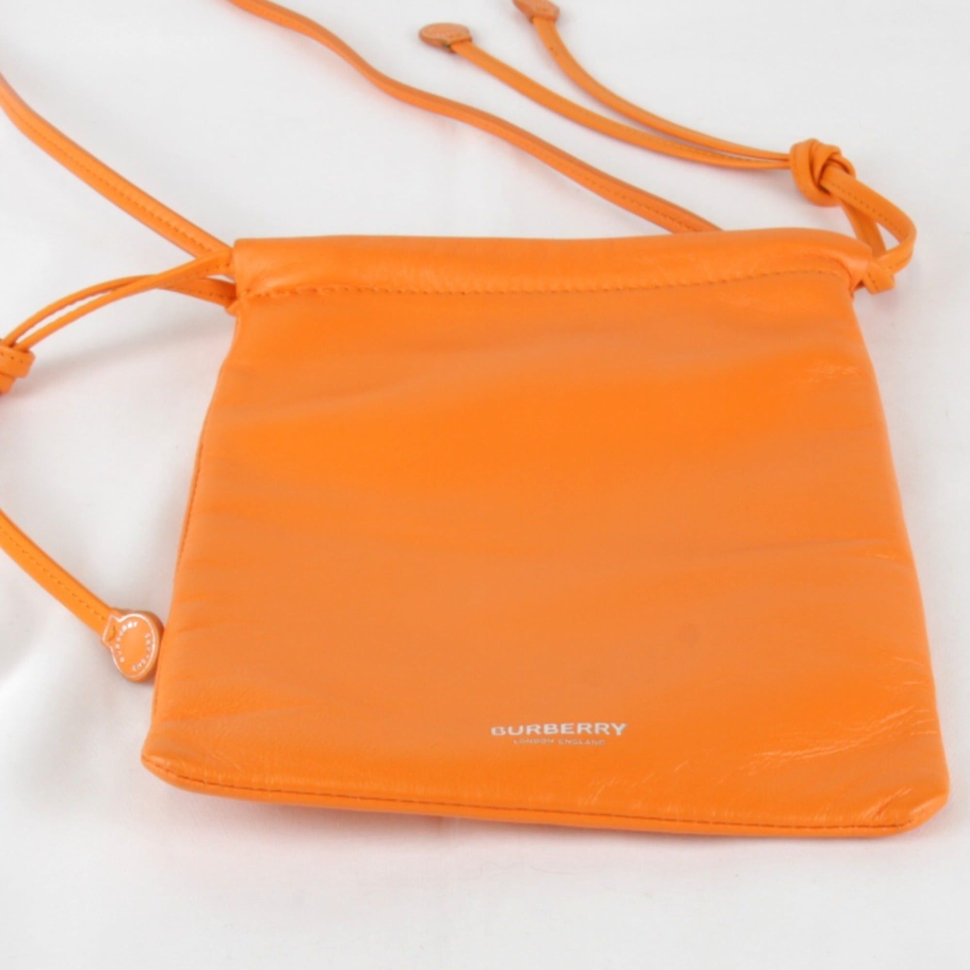 Burberry BURBERRY Sacoche Shoulder Bag Leather Orange Women's Size ONE SIZE - 5 Thumbnail