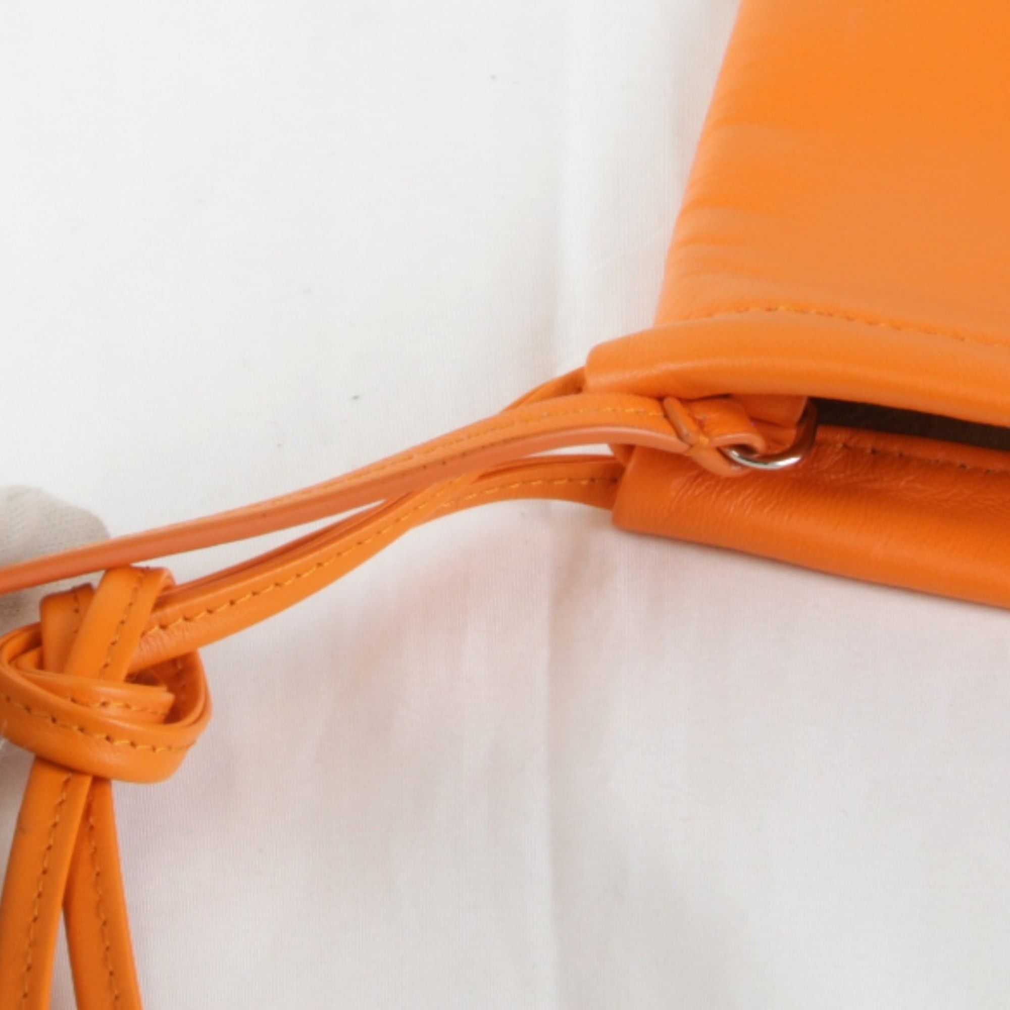Burberry BURBERRY Sacoche Shoulder Bag Leather Orange Women's Size ONE SIZE - 13 Thumbnail