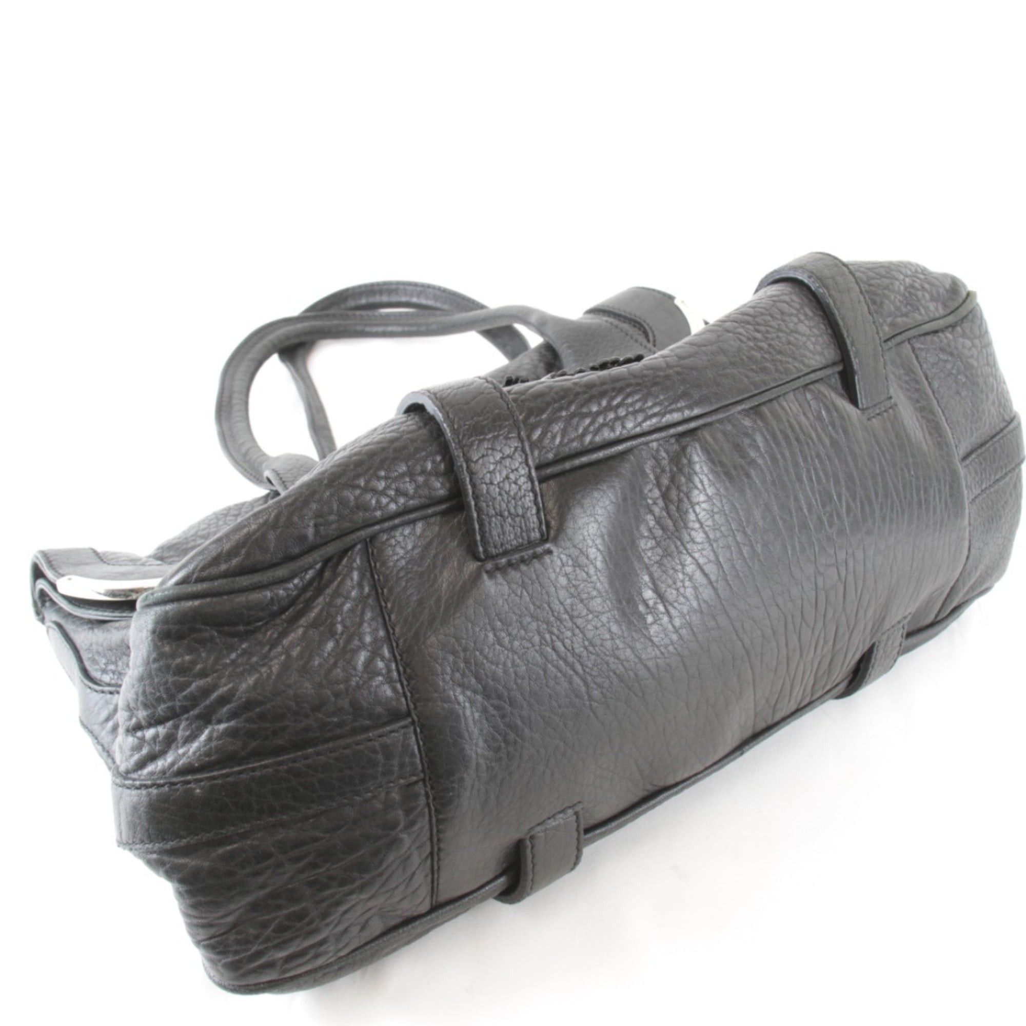 Celine CELINE Tassel Tote Bag in Black Leather for Women Size ONE SIZE - 4 Thumbnail