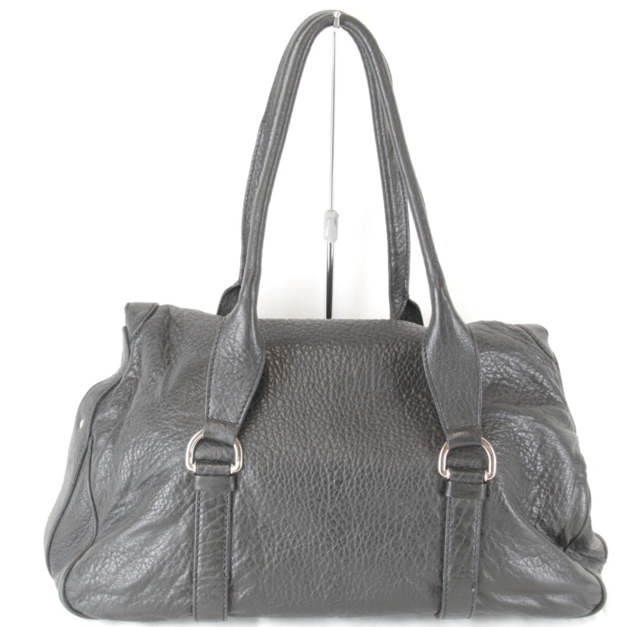 Celine CELINE Tassel Tote Bag in Black Leather for Women Size ONE SIZE - 2 Thumbnail
