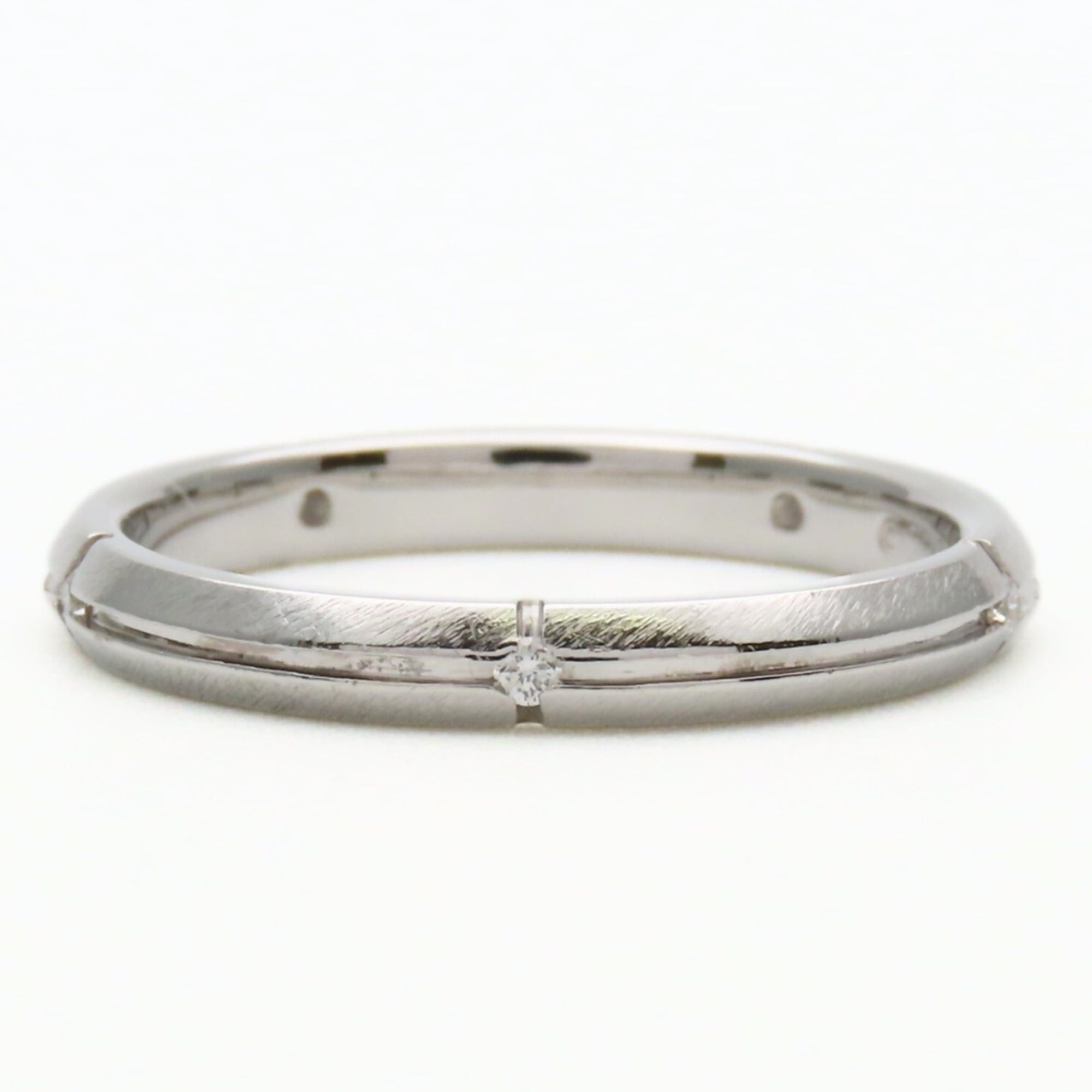 Tiffany & Co. Tiffany & Co. Streamerica Narrow Ring, 18K White Gold with Diamonds, Women's Size ONE SIZE - 5 Thumbnail