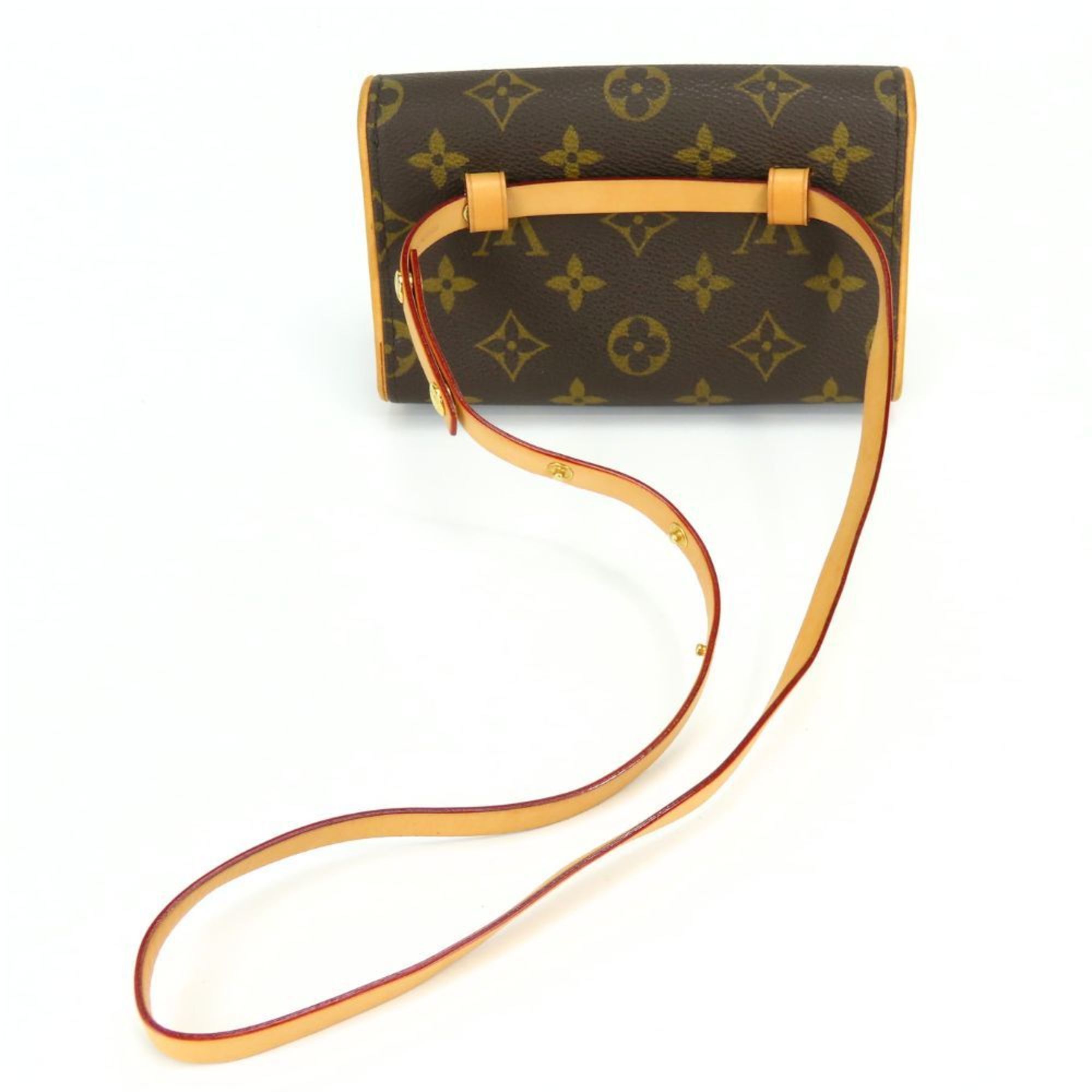 Louis Vuitton Louis Vuitton Pochette Florentine Waist Bag M51855 XS Monogram Body Brown Pouch Women's LOUIS VUITTON Size ONE SIZE - 23 Thumbnail