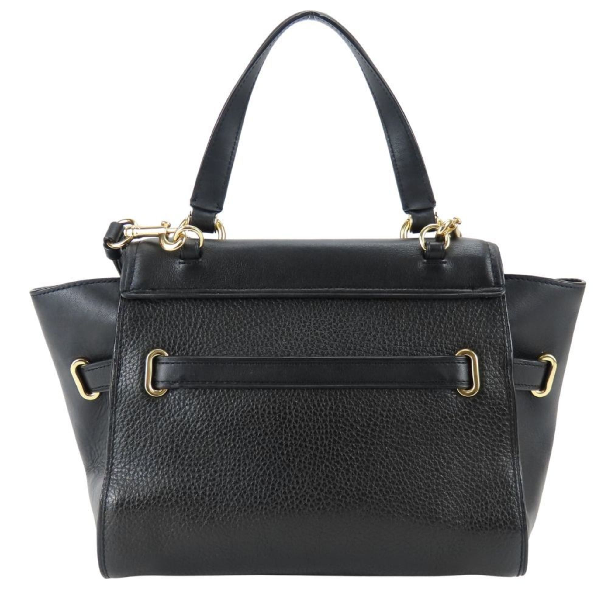 Coach Coach Blake Flap Carryall Handbag F32106 Leather Shoulder Bag in Black for Women Size ONE SIZE - 4 Thumbnail