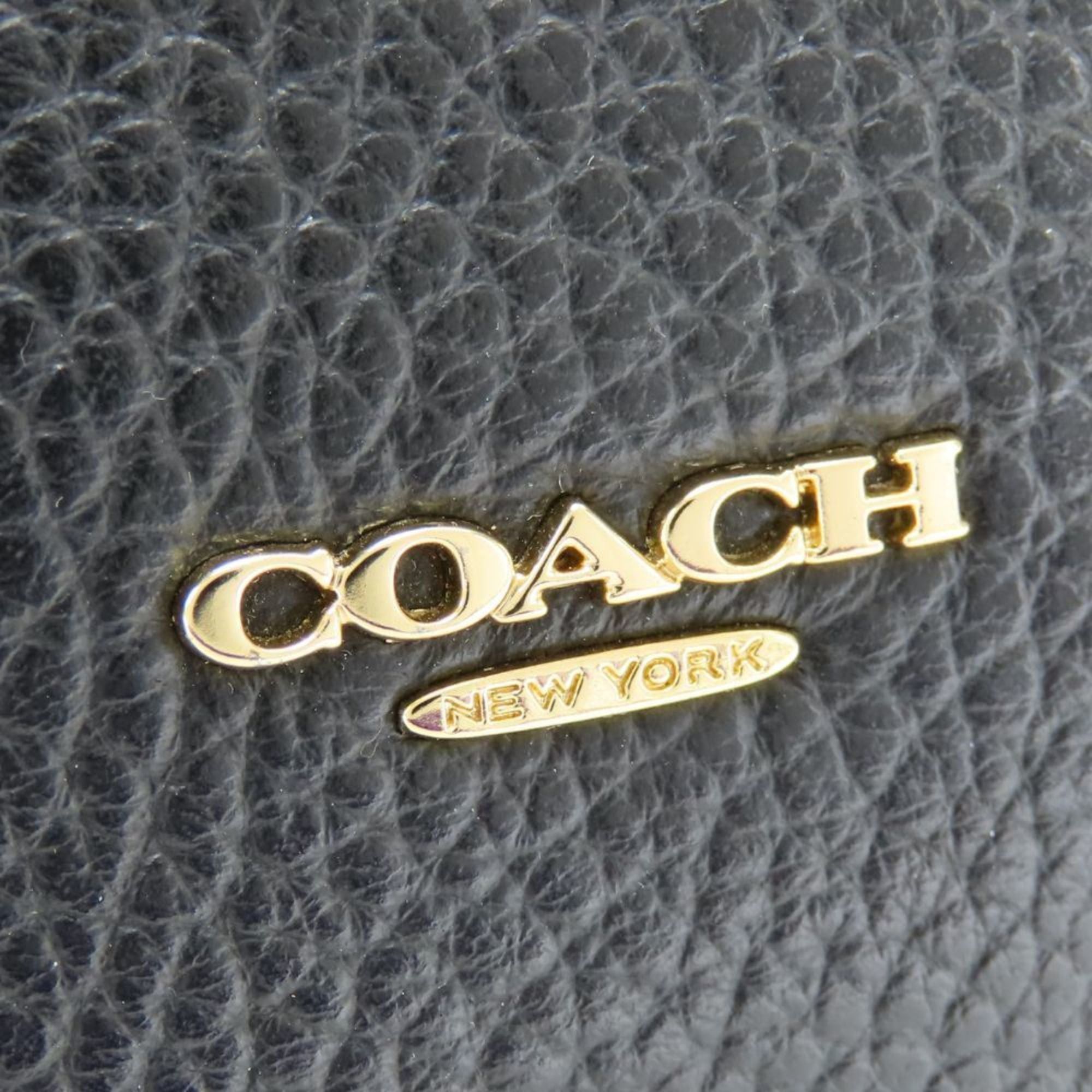 Coach Coach Blake Flap Carryall Handbag F32106 Leather Shoulder Bag in Black for Women Size ONE SIZE - 6 Thumbnail