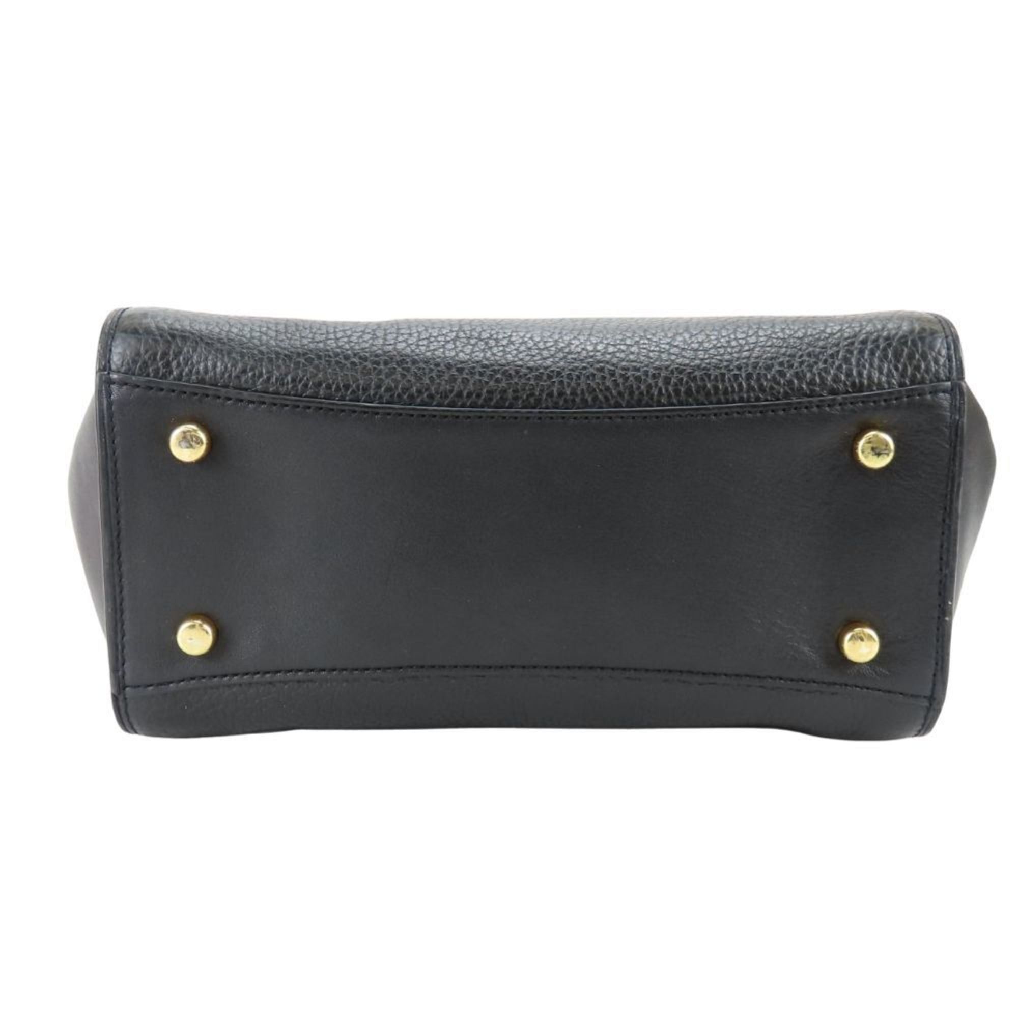 Coach Coach Blake Flap Carryall Handbag F32106 Leather Shoulder Bag in Black for Women Size ONE SIZE - 5 Thumbnail