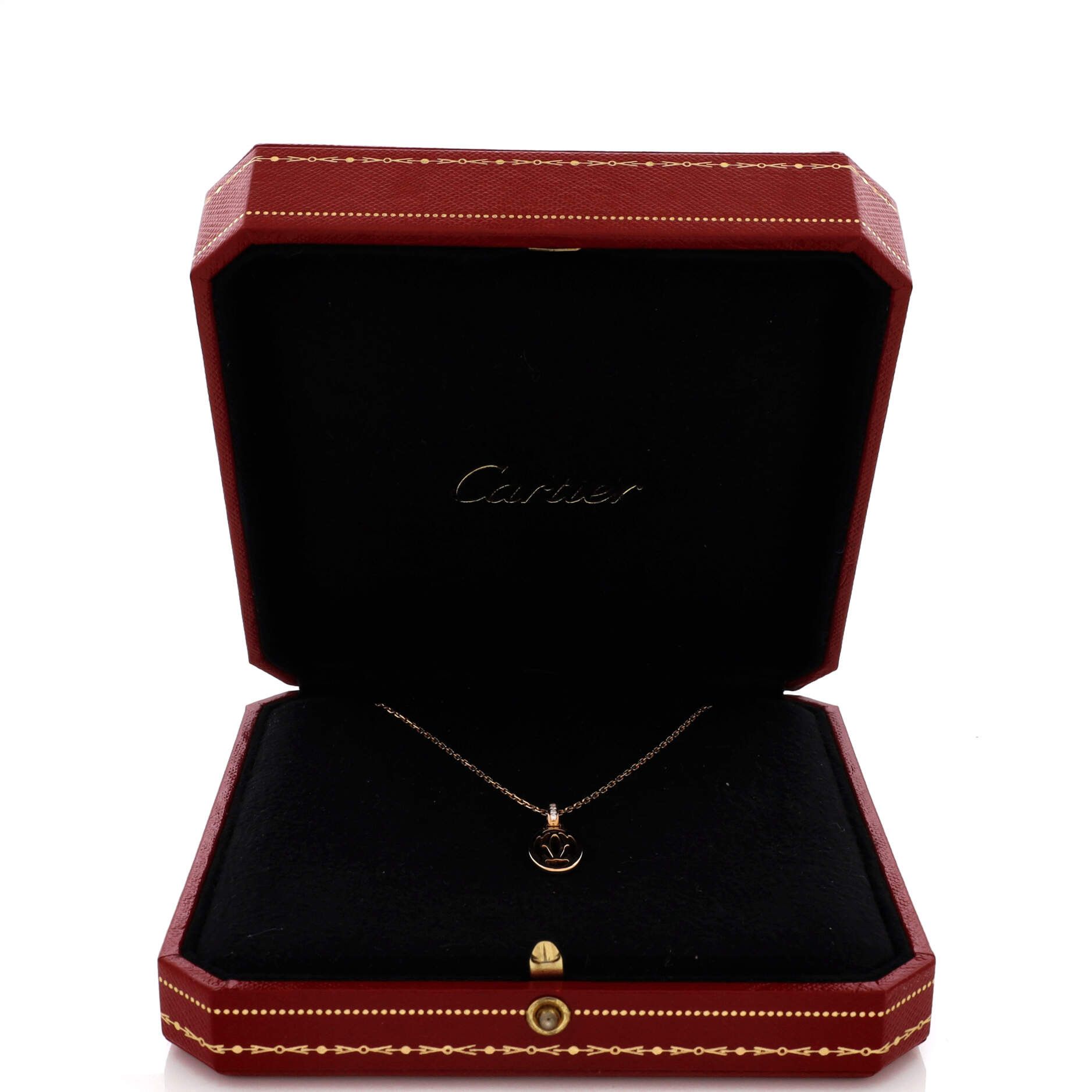 Cartier Logo Double C Pendant Necklace Size ONE SIZE - 2 Thumbnail