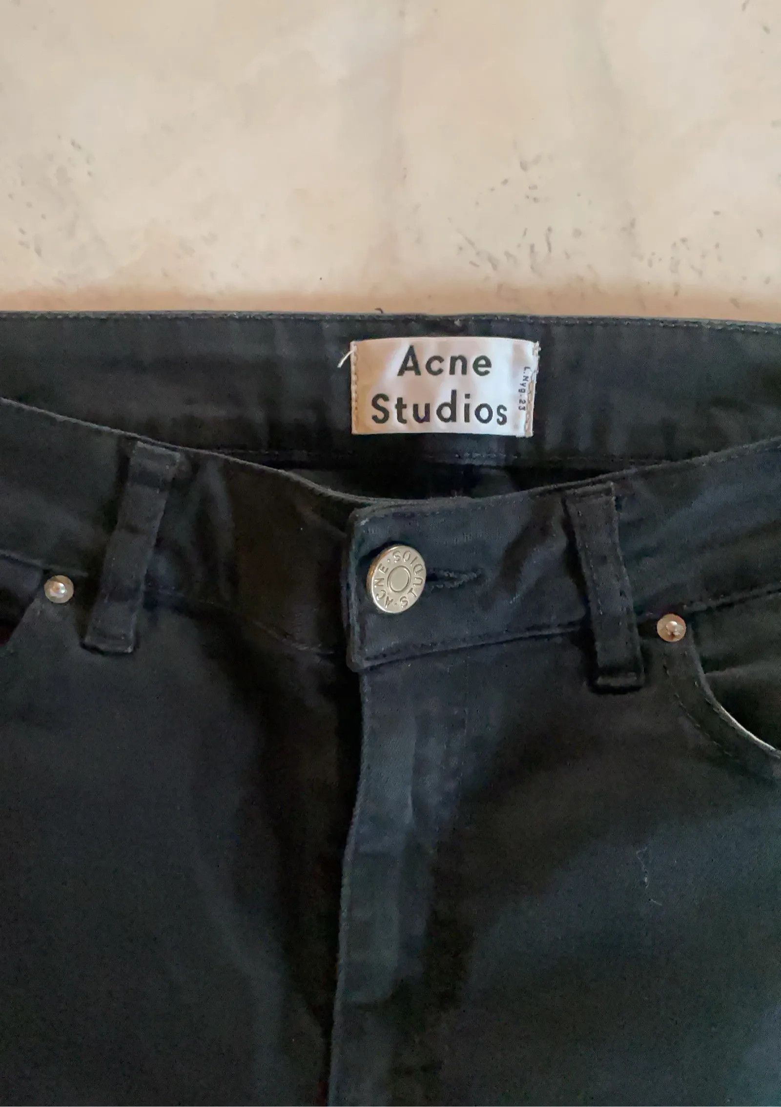 Acne Studios Acne Studios Jet black Jeans Size 27" / US 4 / IT 40 - 2 Thumbnail