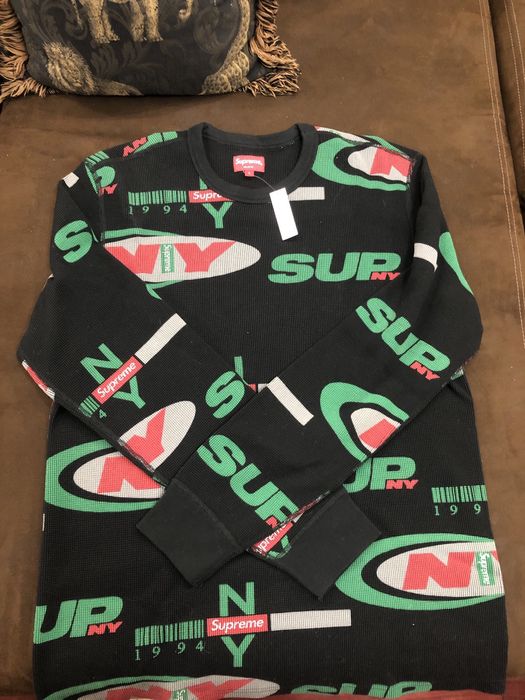 Supreme Supreme NY Waffle Thermal Black | Grailed