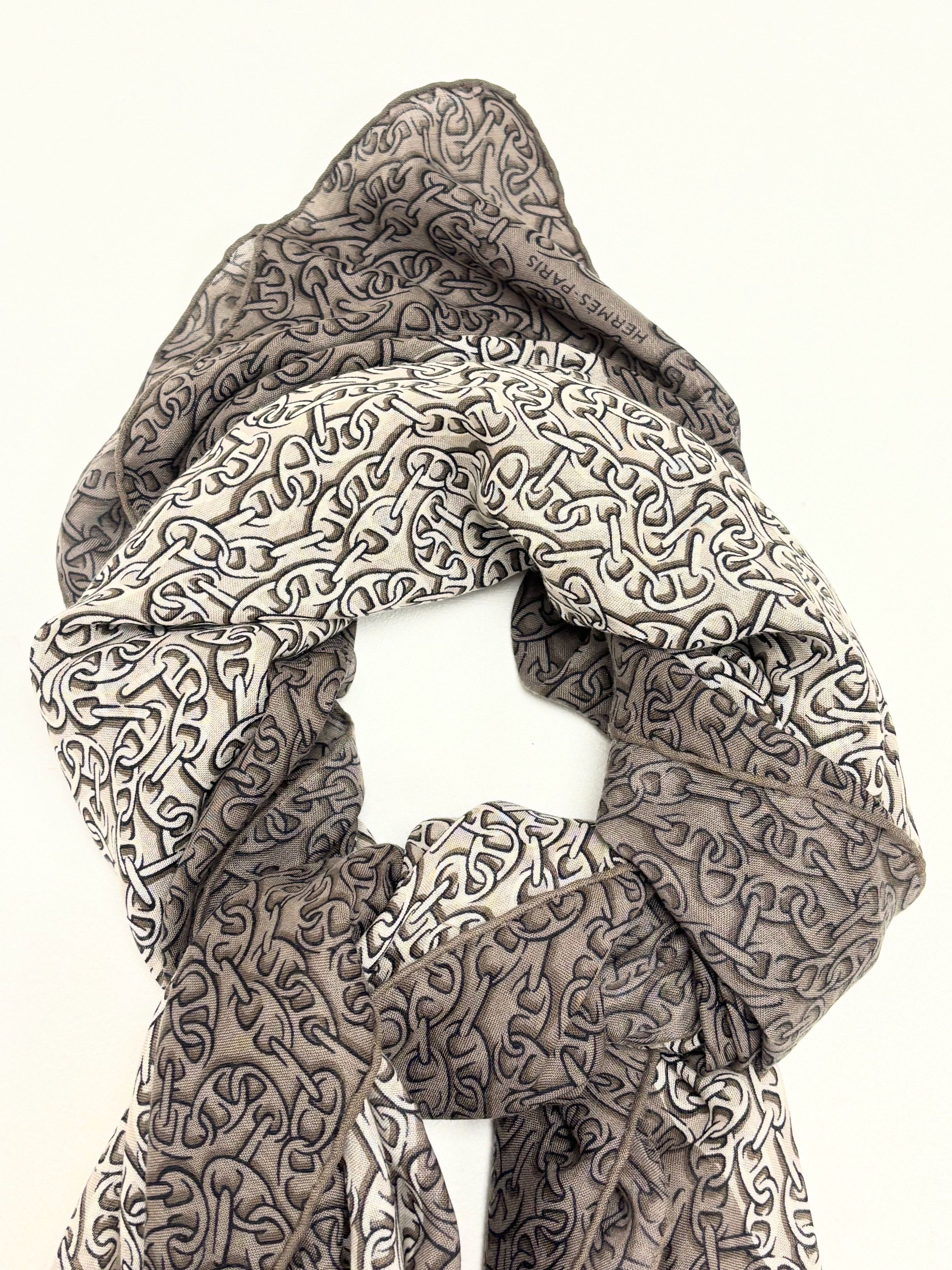 Other HERMÈS Châle Chaine d'ancre Size ONE SIZE - 12 Thumbnail