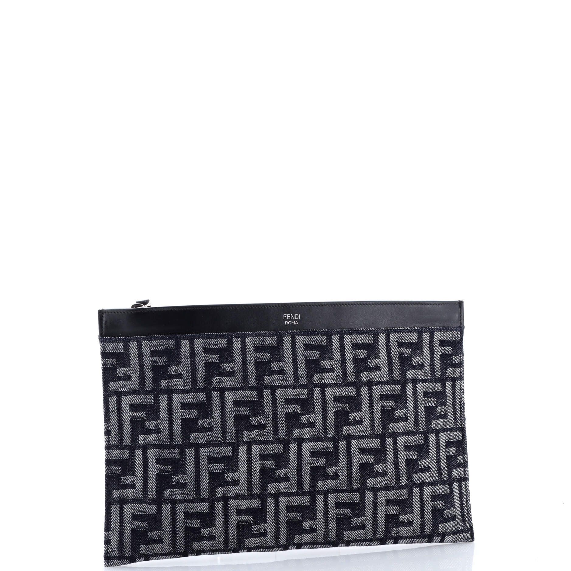 Fendi Flat Zip Wristlet Pouch Size ONE SIZE - 2 Thumbnail