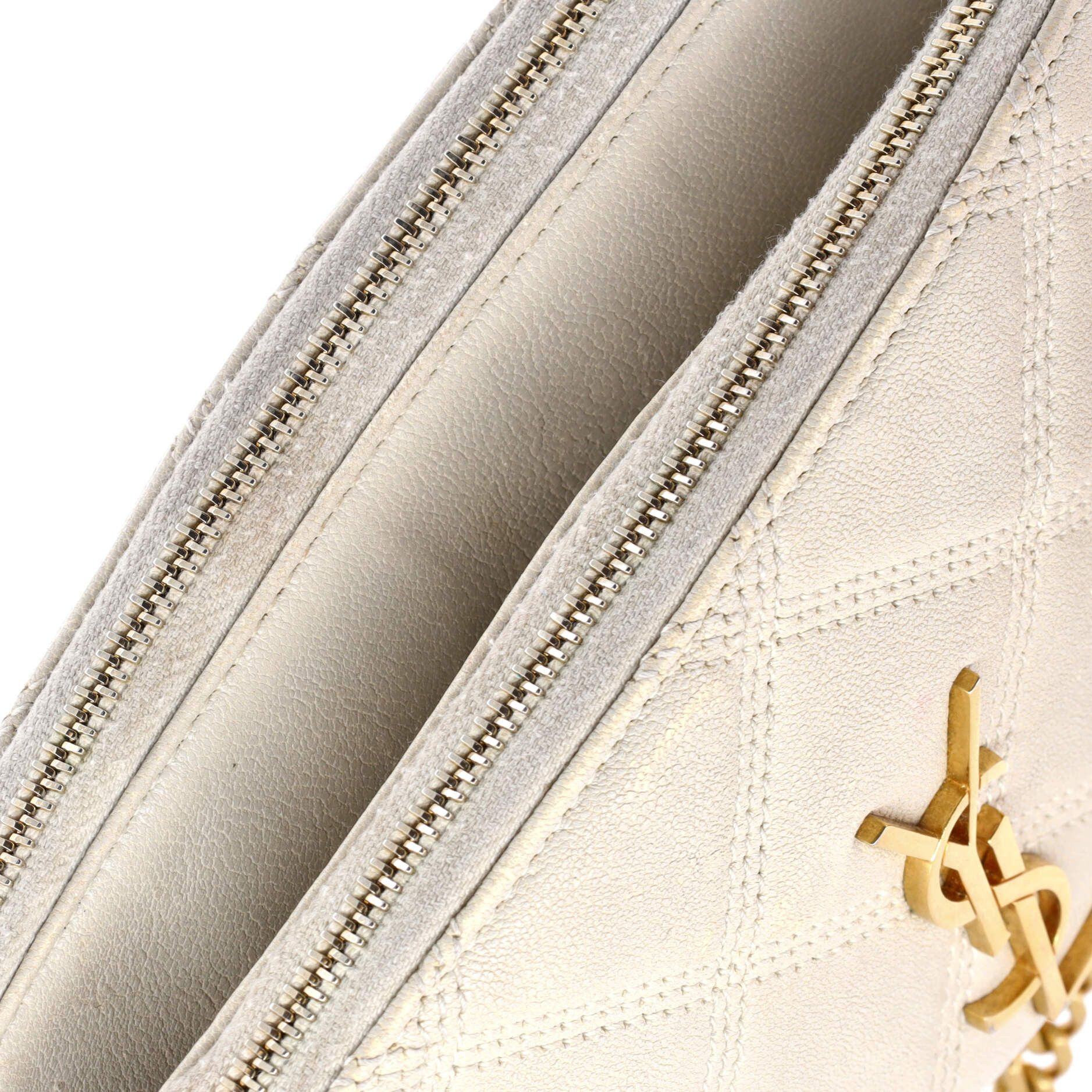 Saint Laurent Paris Becky Double Zip Crossbody Bag Size ONE SIZE - 7 Thumbnail