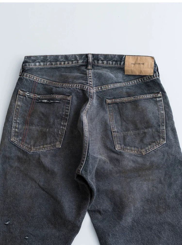 ANACHRONORM Anachronorm Remaked Denim Distressed Jeans Size US 34 / EU 50 - 3 Thumbnail