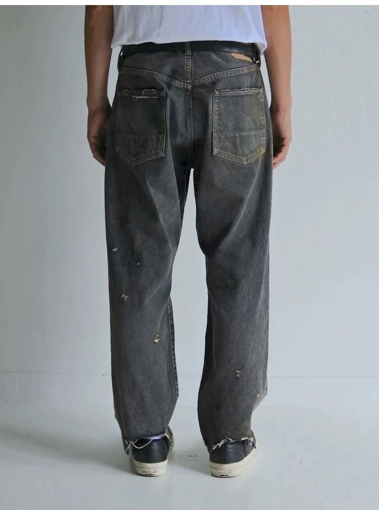 ANACHRONORM Anachronorm Remaked Denim Distressed Jeans Size US 34 / EU 50 - 8 Thumbnail