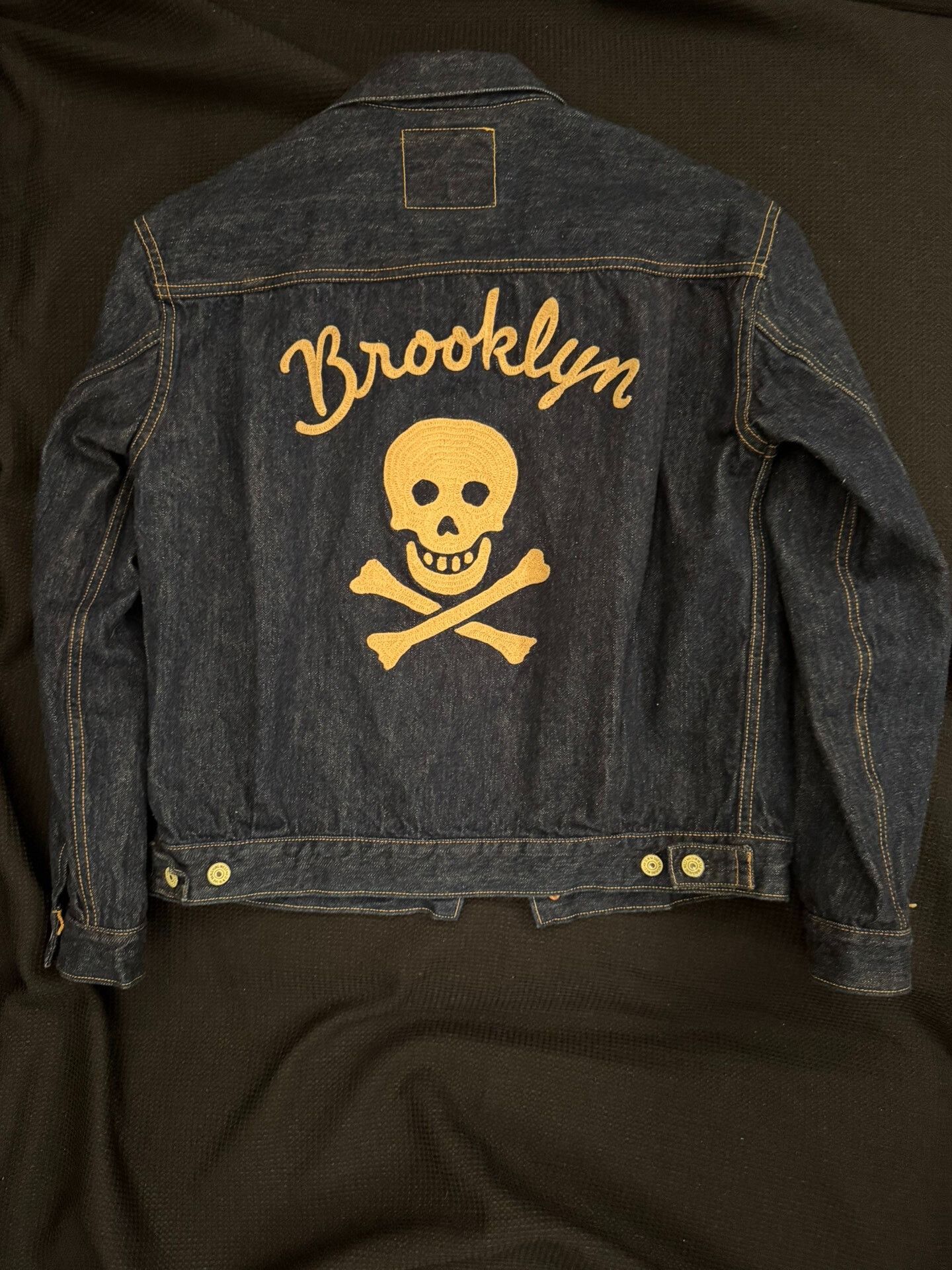Freewheelers Freewheelers 507xx Brooklyn Black Widow Jacket Size US XXS / EU 40 - 2 Thumbnail