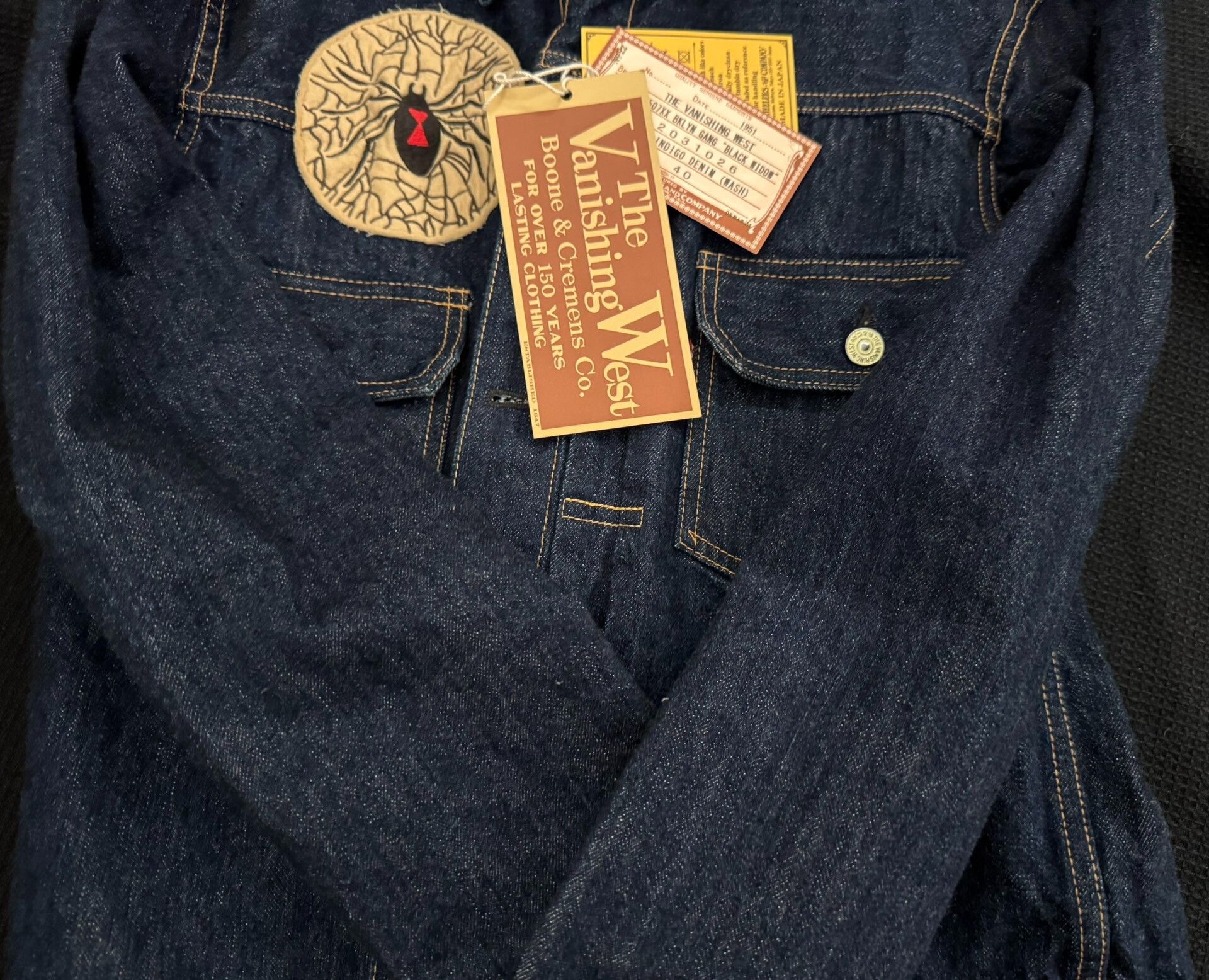 Freewheelers Freewheelers 507xx Brooklyn Black Widow Jacket Size US XXS / EU 40 - 5 Thumbnail
