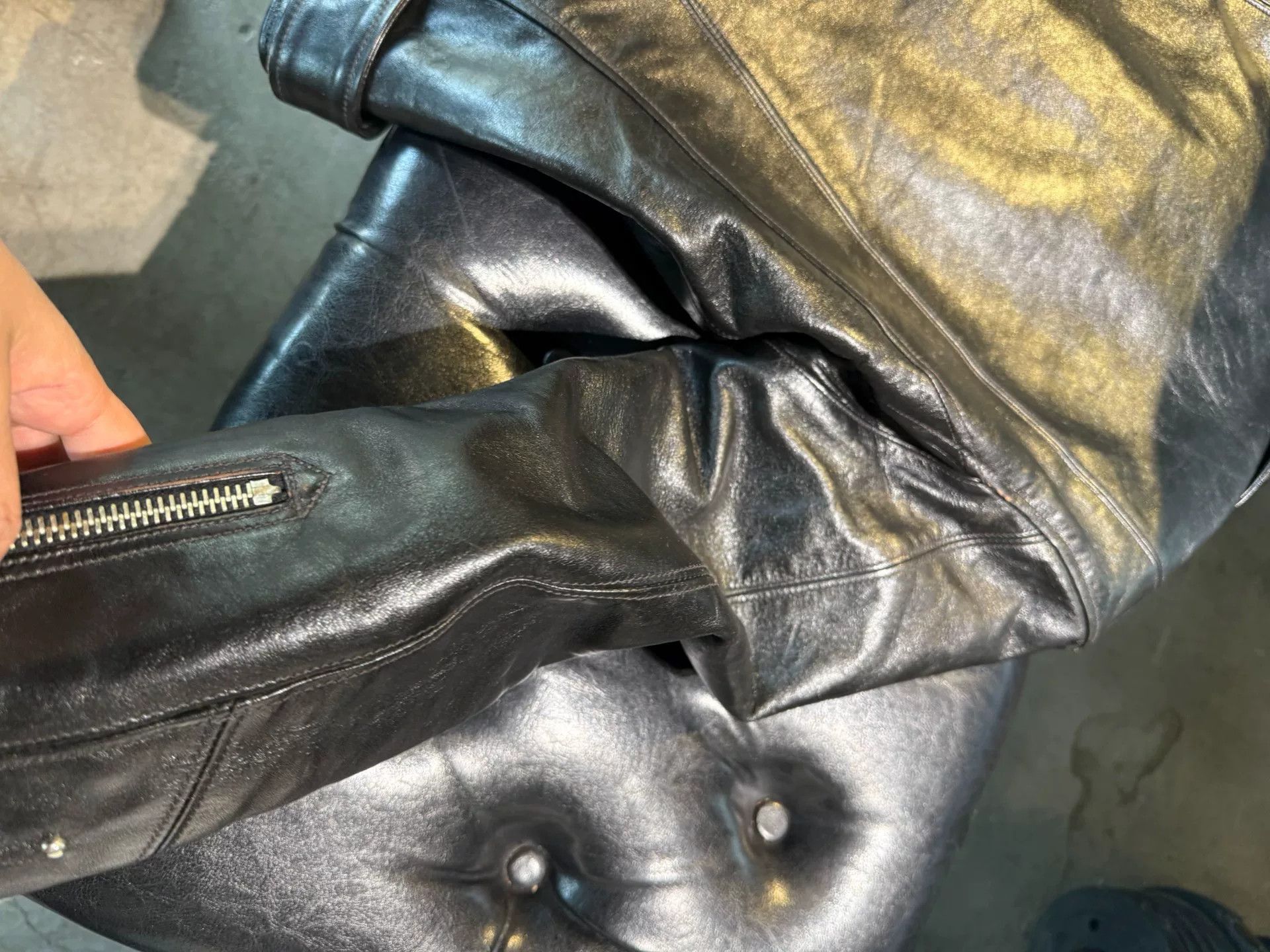 Freewheelers Freewheelers Labrea Horsehide Leather Jacket Size US XXS / EU 40 - 8 Thumbnail