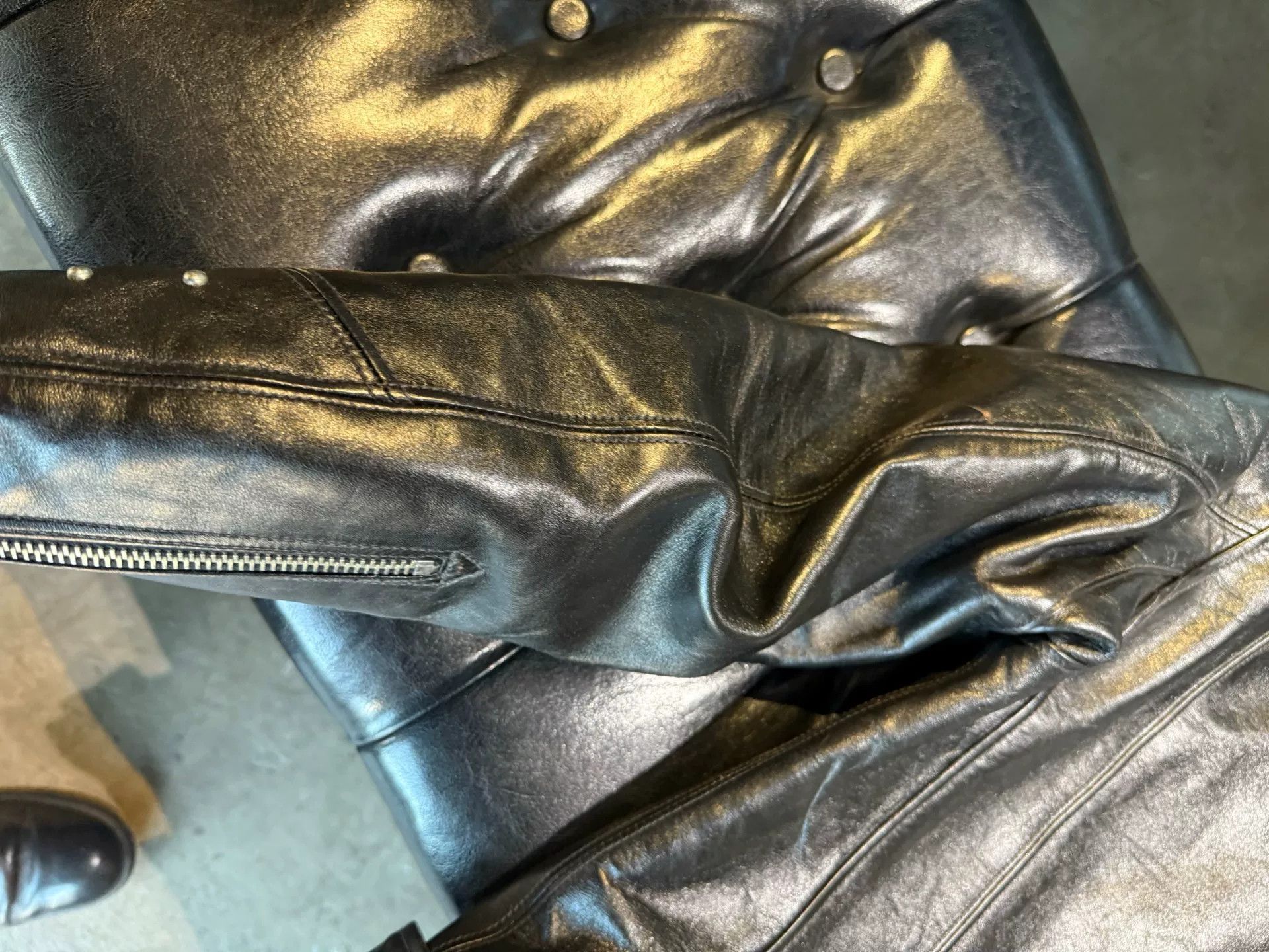 Freewheelers Freewheelers Labrea Horsehide Leather Jacket Size US XXS / EU 40 - 7 Thumbnail