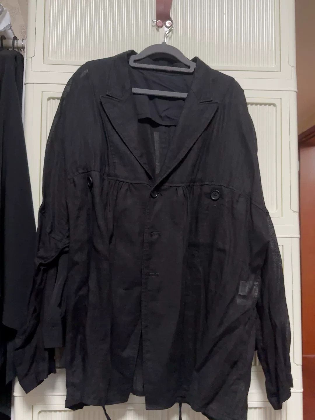 Yohji Yamamoto Yohji Yamamoto Linen Jacket Size US M / EU 48-50 / 2 - 2 Thumbnail