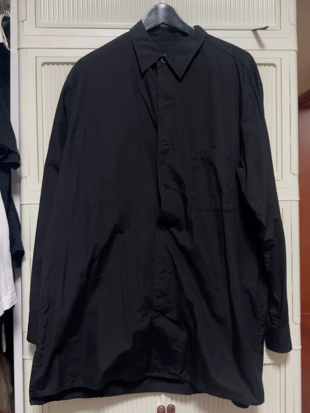 Yohji Yamamoto Yohji Yamamoto Black Print Shirt Size US L / EU 52-54 / 3 - 2 Thumbnail
