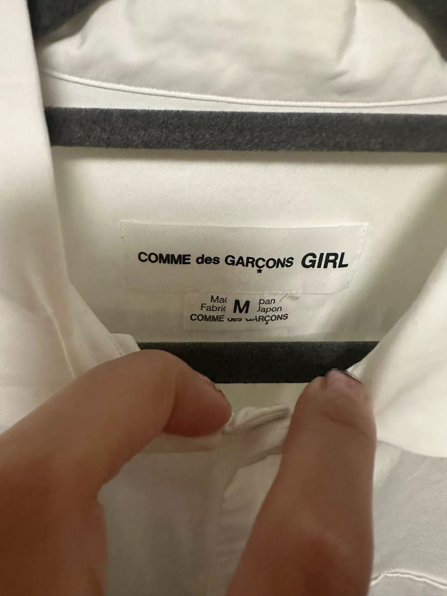 Comme des Garcons CDG Girl Yuan Bao Collar Shirt Size M / US 6-8 / IT 42-44 - 2 Thumbnail