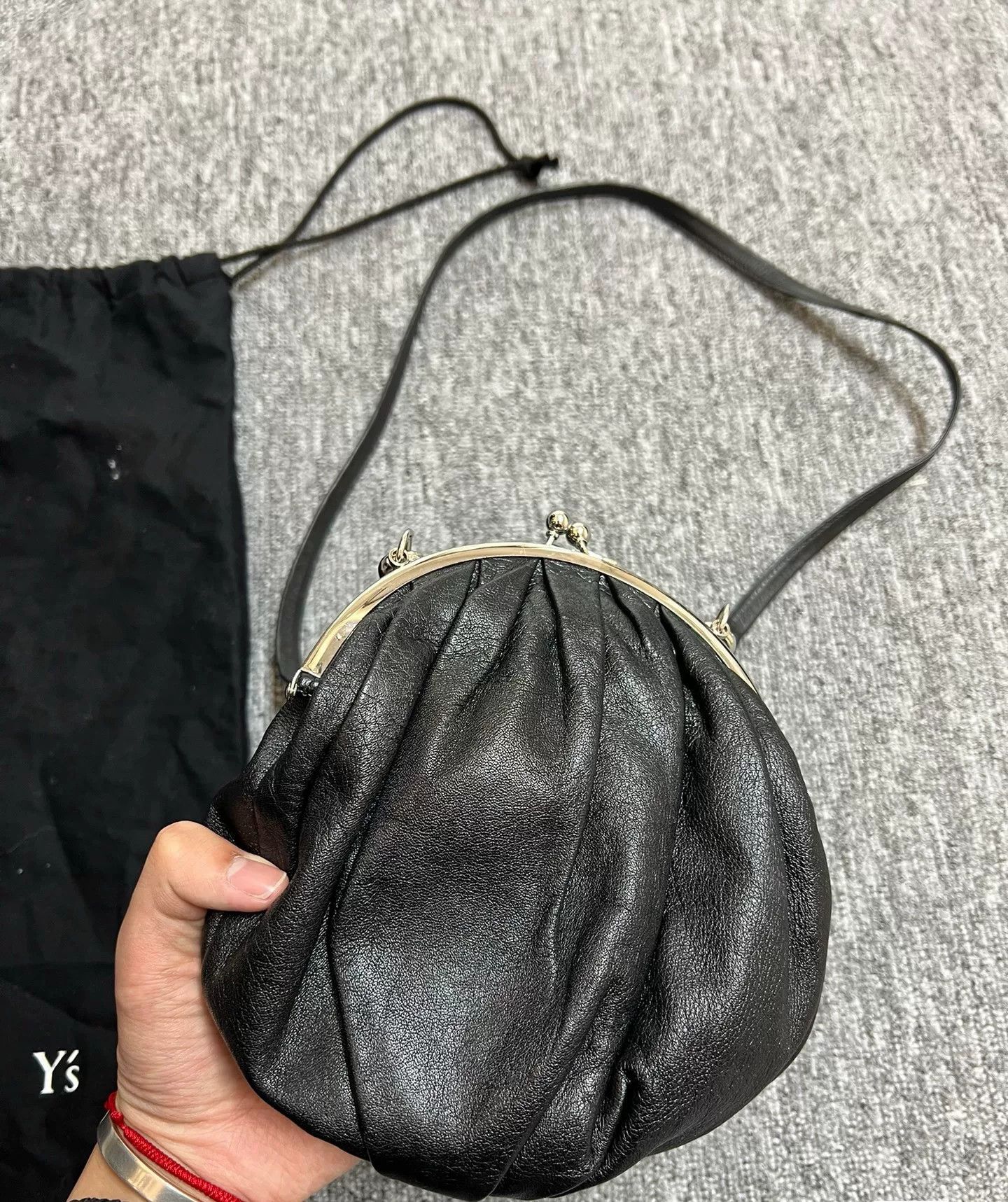 Yohji Yamamoto Yohji Yamamoto Leather Crossbody Bag Size ONE SIZE - 2 Thumbnail