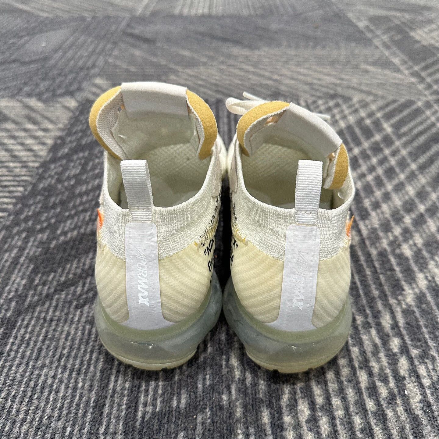 Off-White Nike Air Vapormax Collaboration Sneakers Size US 9.5 / EU 42-43 - 3 Thumbnail