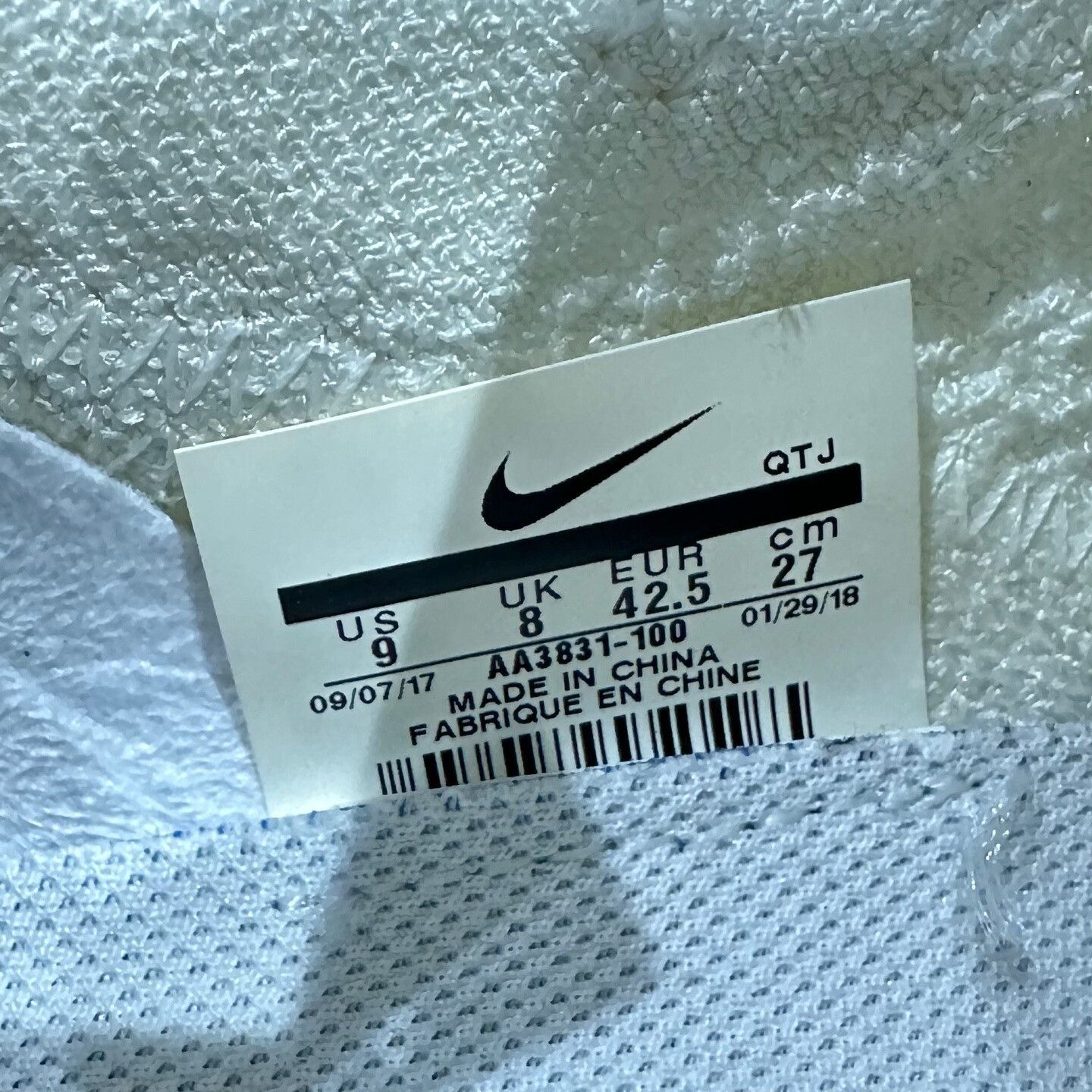 Off-White Nike Air Vapormax Collaboration Sneakers Size US 9.5 / EU 42-43 - 7 Thumbnail