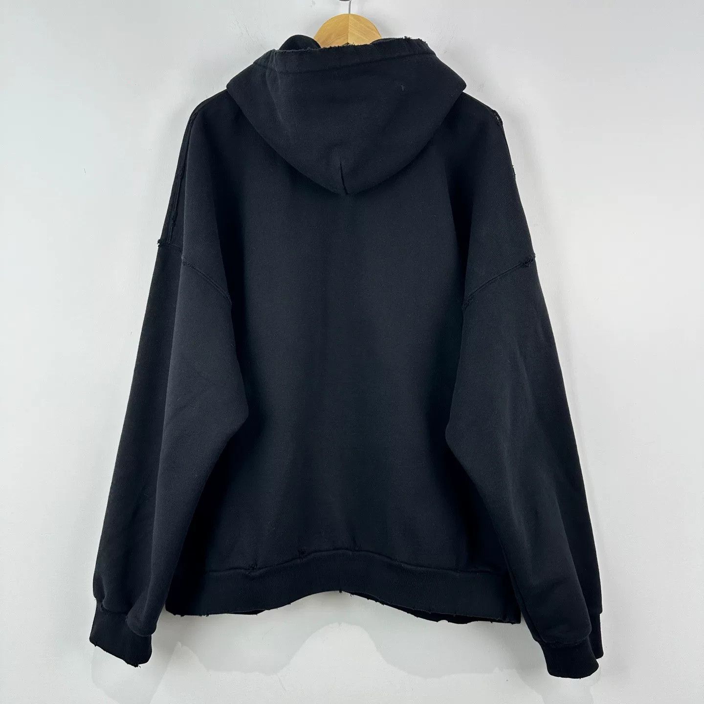 Balenciaga Balenciaga Logo Zip-Up Hoodie Jacket Size US XL / EU 56 / 4 - 2 Thumbnail