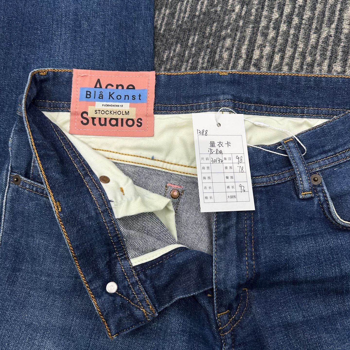 Acne Studios Acne Studios Blue Denim Jeans Size 30 Size US 30 / EU 46 - 3 Thumbnail