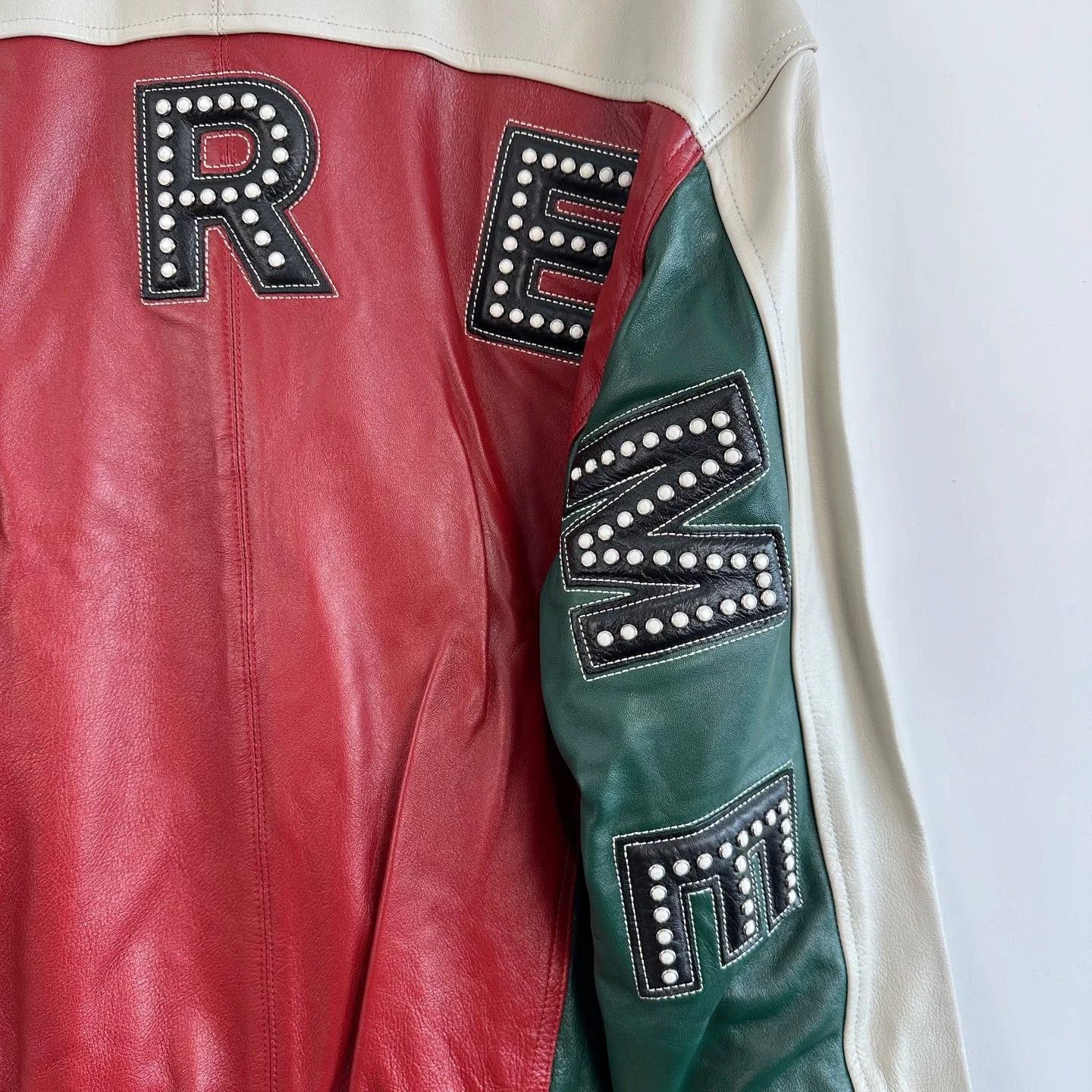 Supreme Supreme Studded Arc Leather Jacket Size US L / EU 52-54 / 3 - 5 Thumbnail
