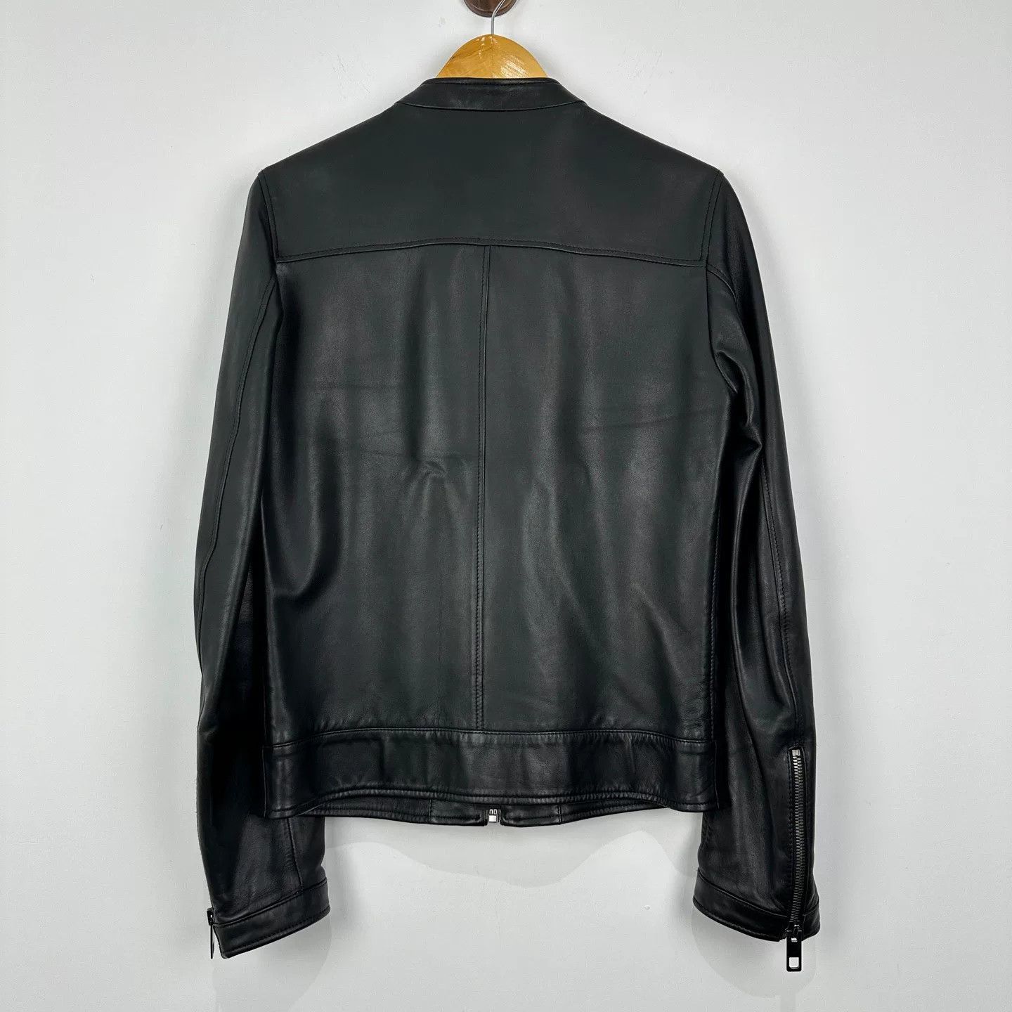 Dolce & Gabbana Dolce&Gabbana Black Leather Jacket Size 46 Size US S / EU 44-46 / 1 - 2 Thumbnail