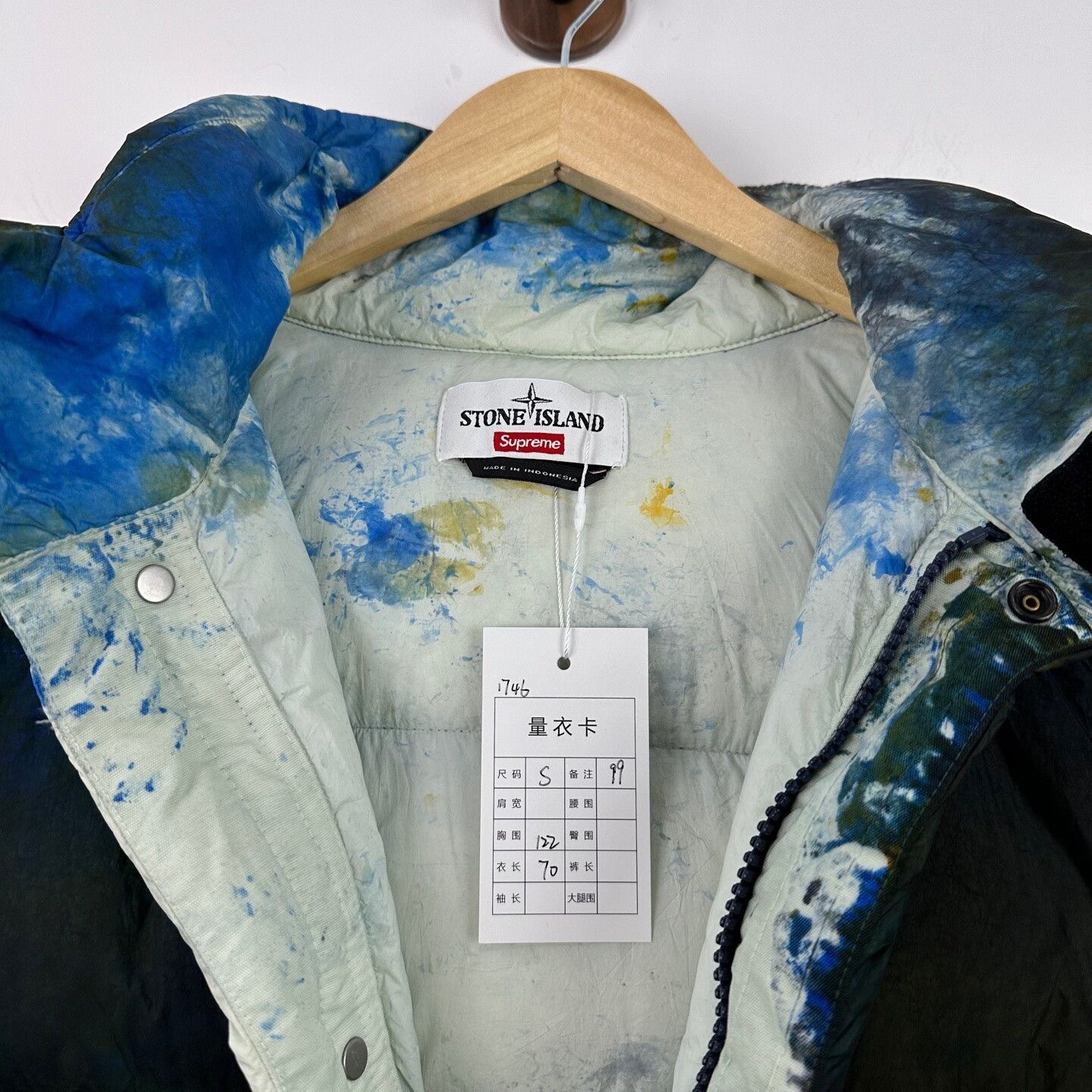 Supreme Supreme Stone Island Tie-Dye Down Jacket Size US S / EU 44-46 / 1 - 3 Thumbnail